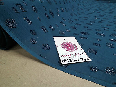 Uragiri Moss Georgette chiffon Semi transparent Dress Fabric 44" Wide M135 Mtex - Midland Textiles & Fabric