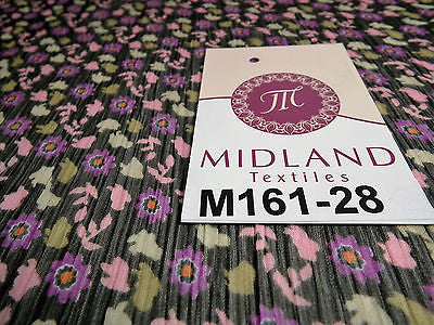 Floral ditsy flower printed crinkle chiffon fabric 44" wide M161-28 Mtex - Midland Textiles & Fabric