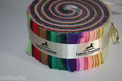 Jelly Rolls 40 strippers 100% cotton 2.5' Width by 42' length M550 Mtex - Midland Textiles & Fabric