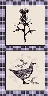 Mauve Highland Scottish Tartan 100% Cotton craft & quilting fabric 45" M678 - Midland Textiles & Fabric