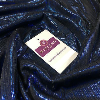 Shiny Metallic Corduroy Lame 1 way stretch Dress Fabric 40" wide M699 Mtex - Midland Textiles & Fabric