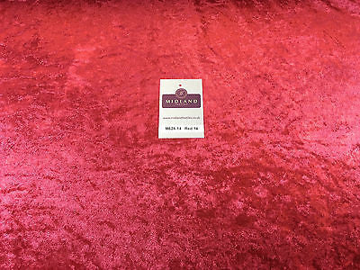 Crushed Velvet Velour One way stretch Dress & Craft Fabric 58' M628 Mtex - Midland Textiles & Fabric