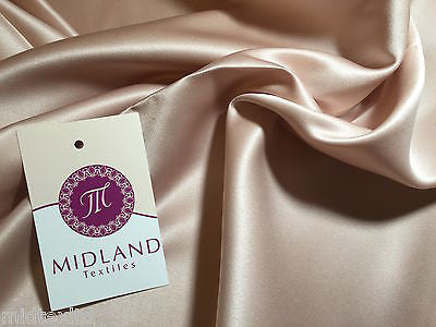 Peau-De-Soie 100% Polyester medium  Matt Satin wedding dresses fabric M601 - Midland Textiles & Fabric