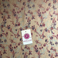 Sandy Beige Floral Petal Crinkle chiffon Semi transparent 44" wide M161-20 Mtex - Midland Textiles & Fabric