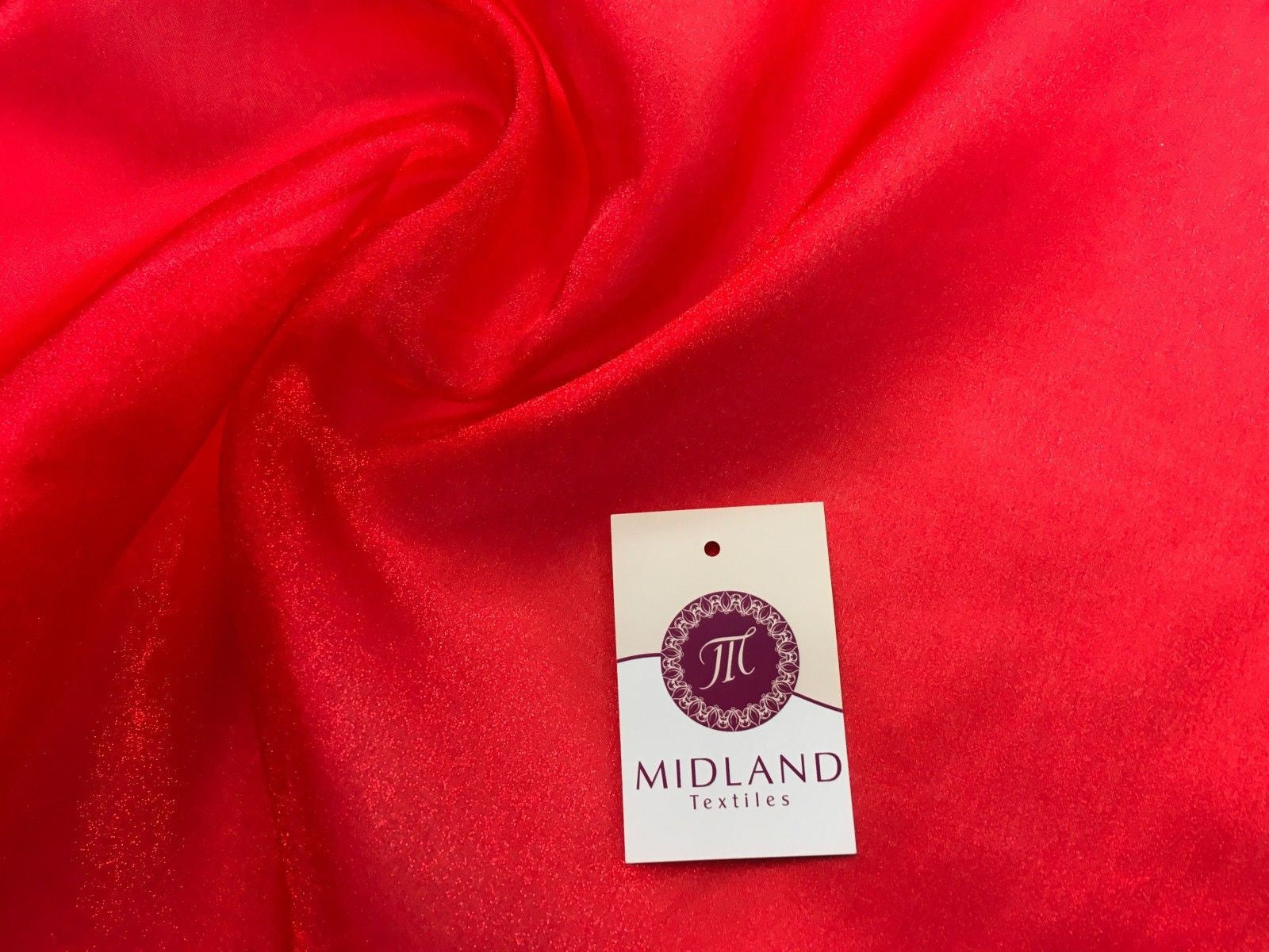 CRYSTAL ORGANZA WEDDING BRIDAL DANCE VEIL DRESS FABRIC MATERIAL 45' WIDE M111 - Midland Textiles & Fabric