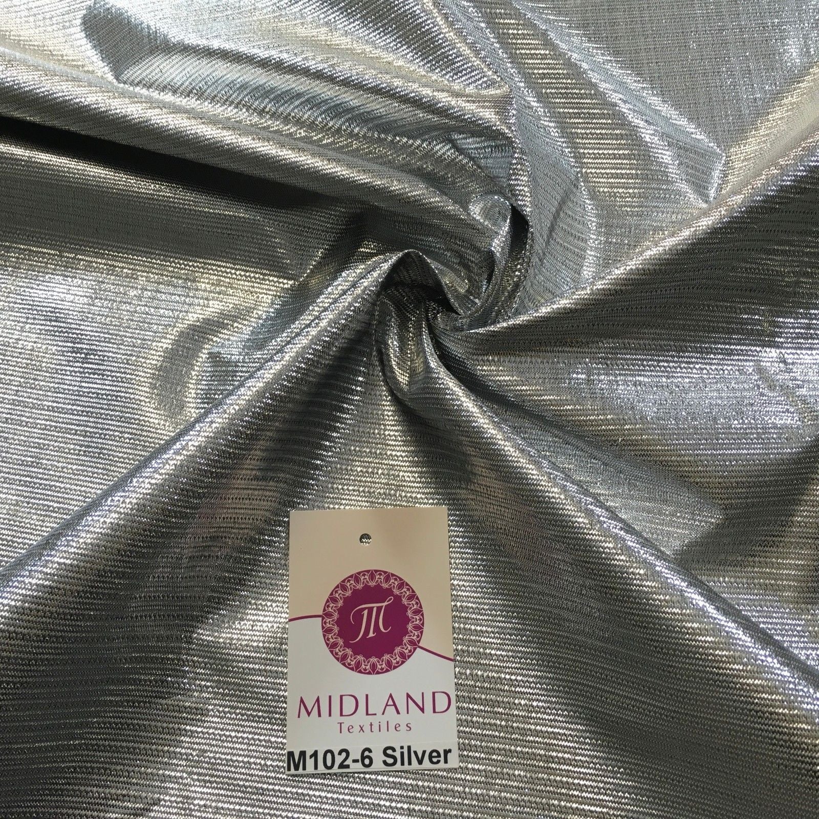 Metallic Textured Foil Lame Dress Craft Fabric 58' wide M102 Mtex - Midland Textiles & Fabric