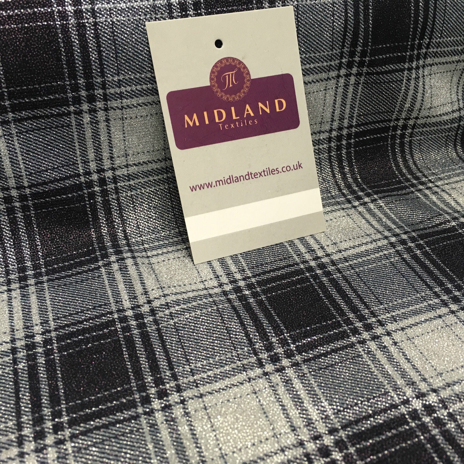 Shimmer Checkered Printed ITY Dress,  Fabric  58' wide M729 Mtex - Midland Textiles & Fabric