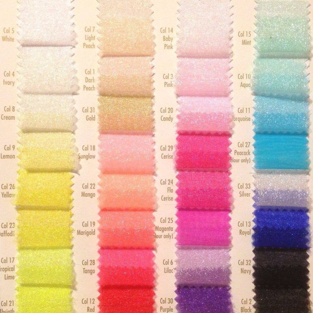 CRYSTAL ORGANZA WEDDING BRIDAL DANCE VEIL DRESS FABRIC MATERIAL 45' WIDE M111 - Midland Textiles & Fabric