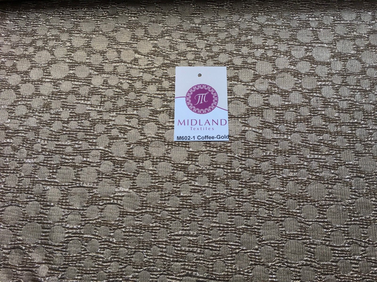Metallic Corduroy Foil Lame Fabric 1 way stretch 58' wide M602 Mtex - Midland Textiles & Fabric