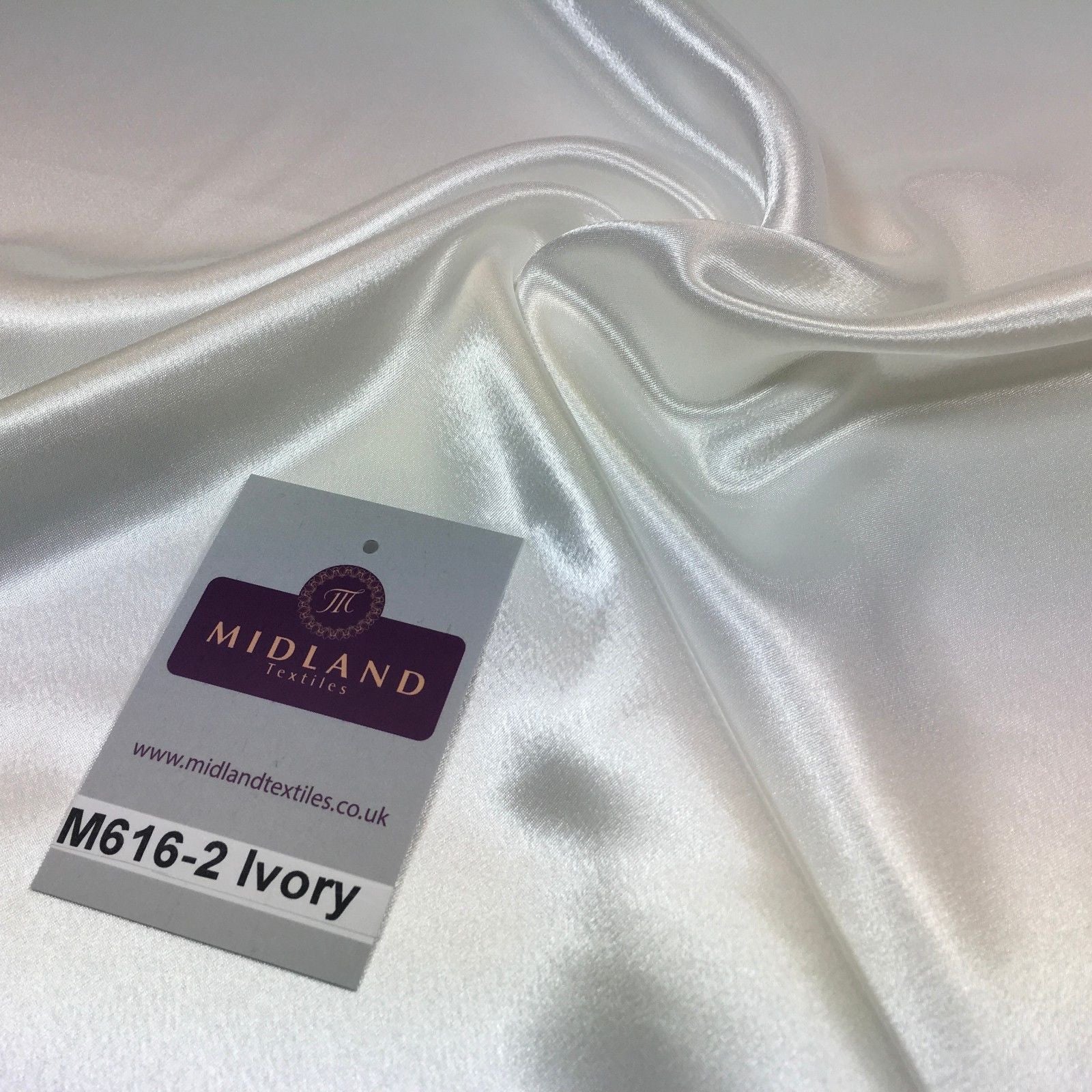 Silky Smooth Japanese Premium Lightweight Satin  Dress Fabric 44' M616 Mtex - Midland Textiles & Fabric