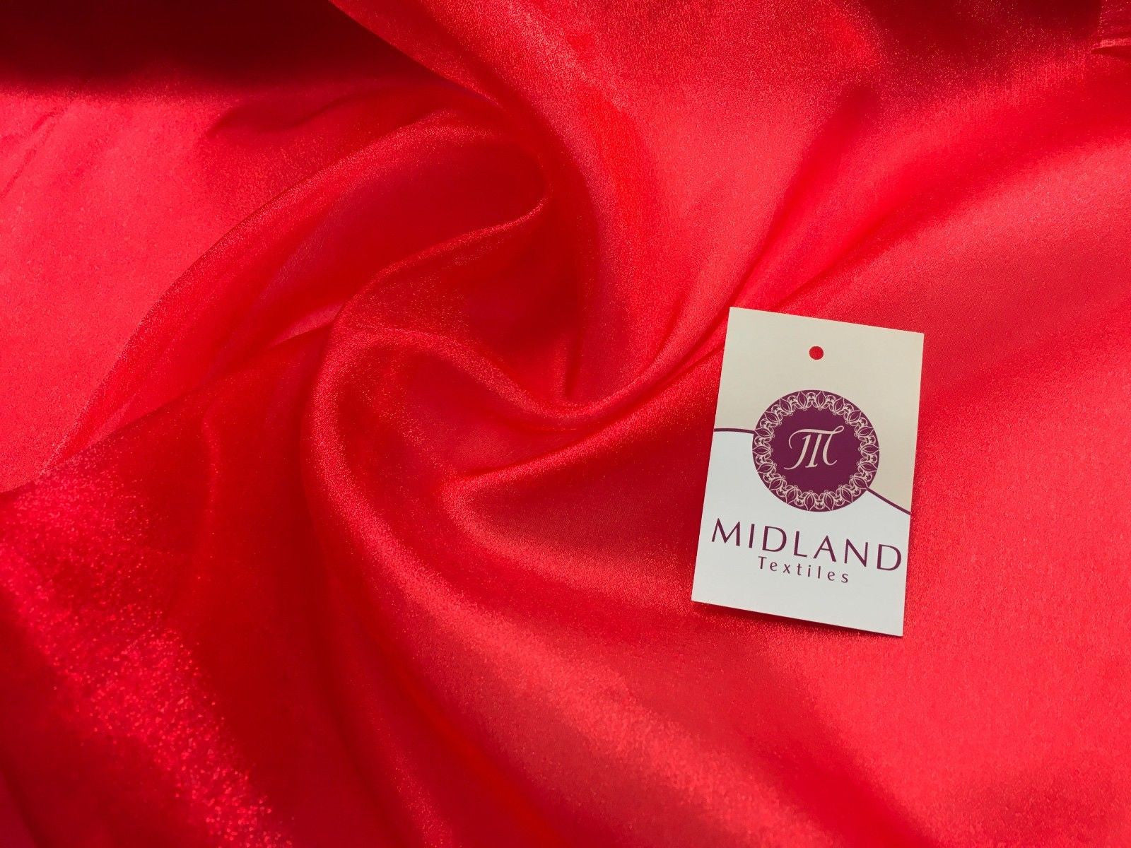 CRYSTAL ORGANZA WEDDING BRIDAL DANCE VEIL DRESS FABRIC MATERIAL 45' WIDE M111 - Midland Textiles & Fabric