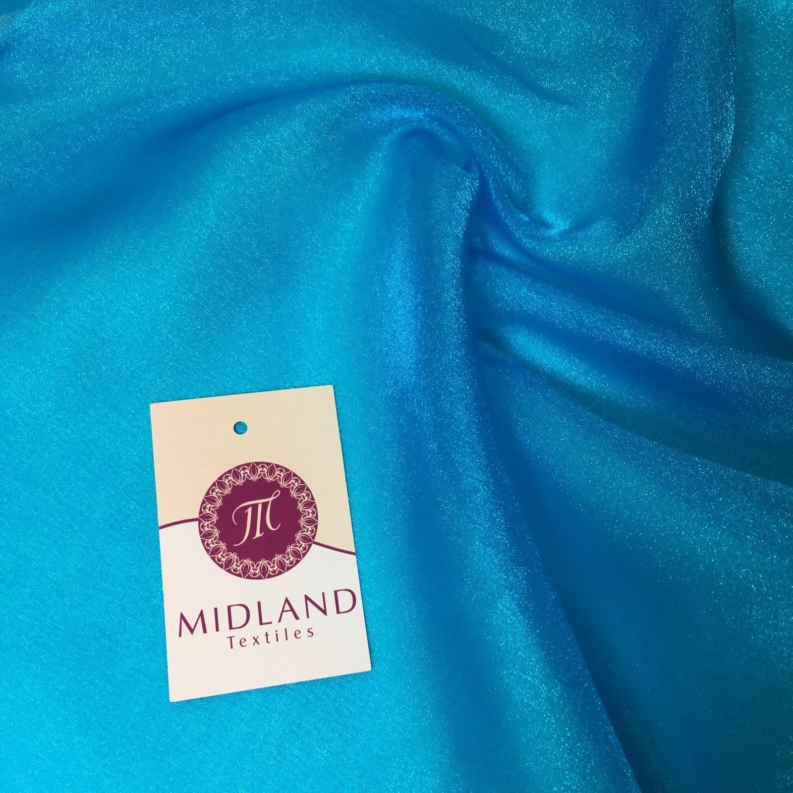 CRYSTAL ORGANZA WEDDING BRIDAL DANCE VEIL DRESS FABRIC MATERIAL 45' WIDE M111 - Midland Textiles & Fabric