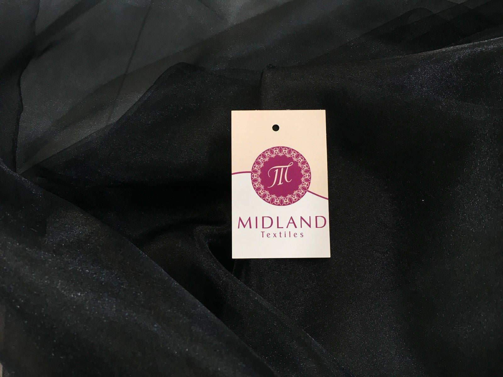CRYSTAL ORGANZA WEDDING BRIDAL DANCE VEIL DRESS FABRIC MATERIAL 45' WIDE M111 - Midland Textiles & Fabric