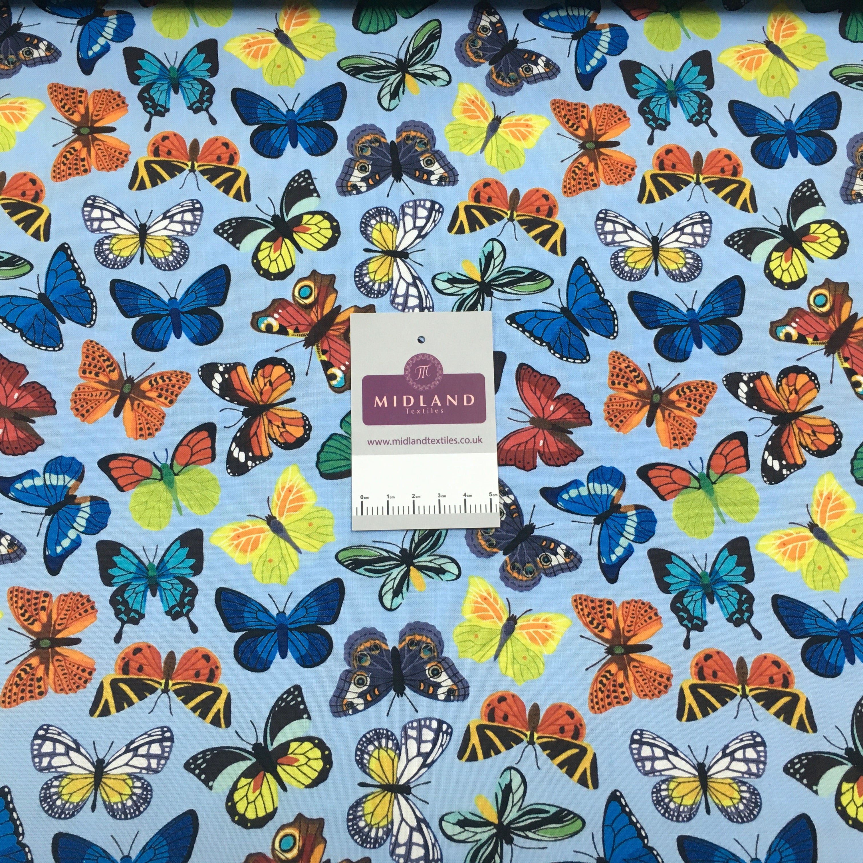 Butterfly printed Korean 100% cotton Patchwork craft mask Fabric MD1415 Mtex