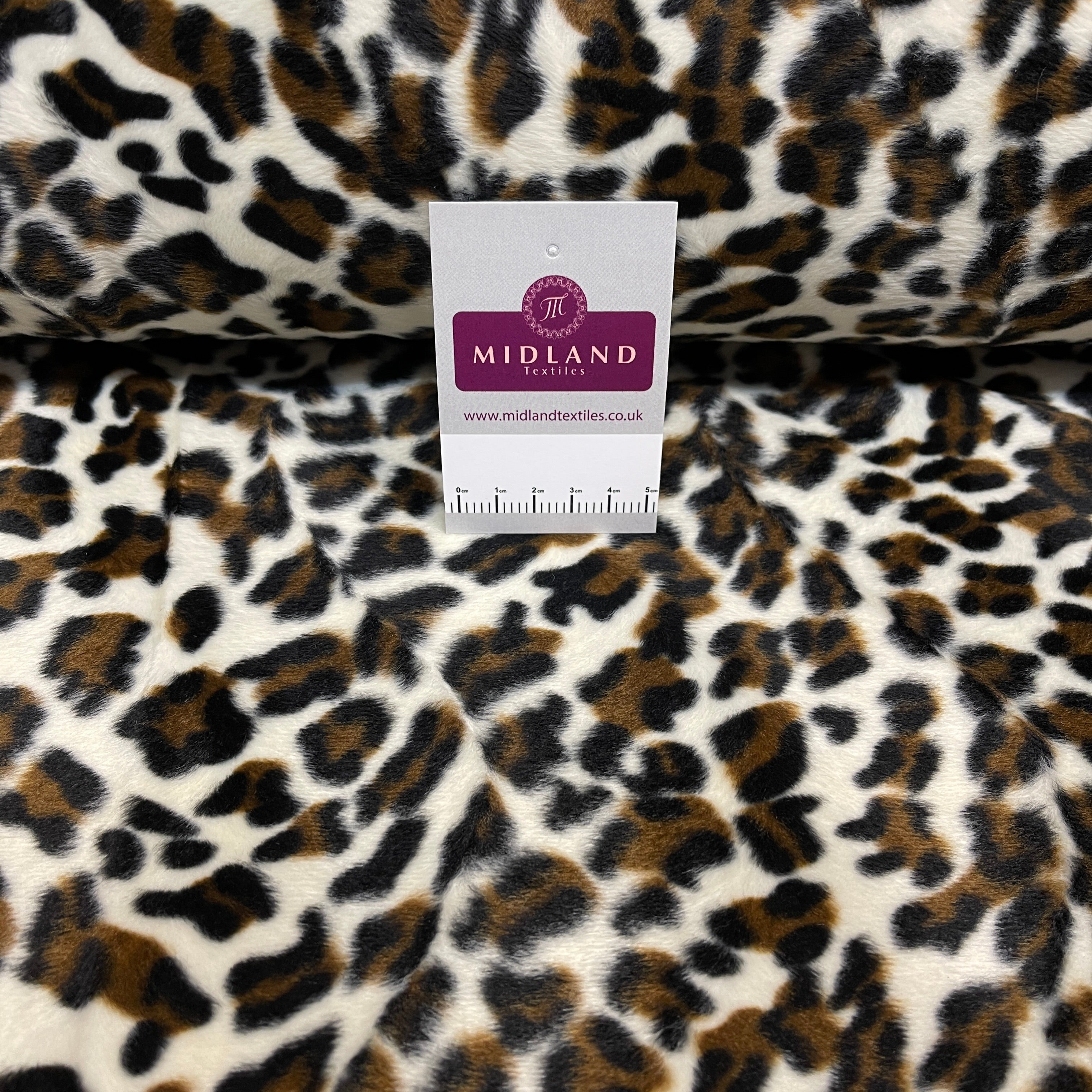 2025 ANIMAL PRINT VELBOA FAUX FUR VELOUR FABRIC CRAFT MATERIAL 60' WIDE M220