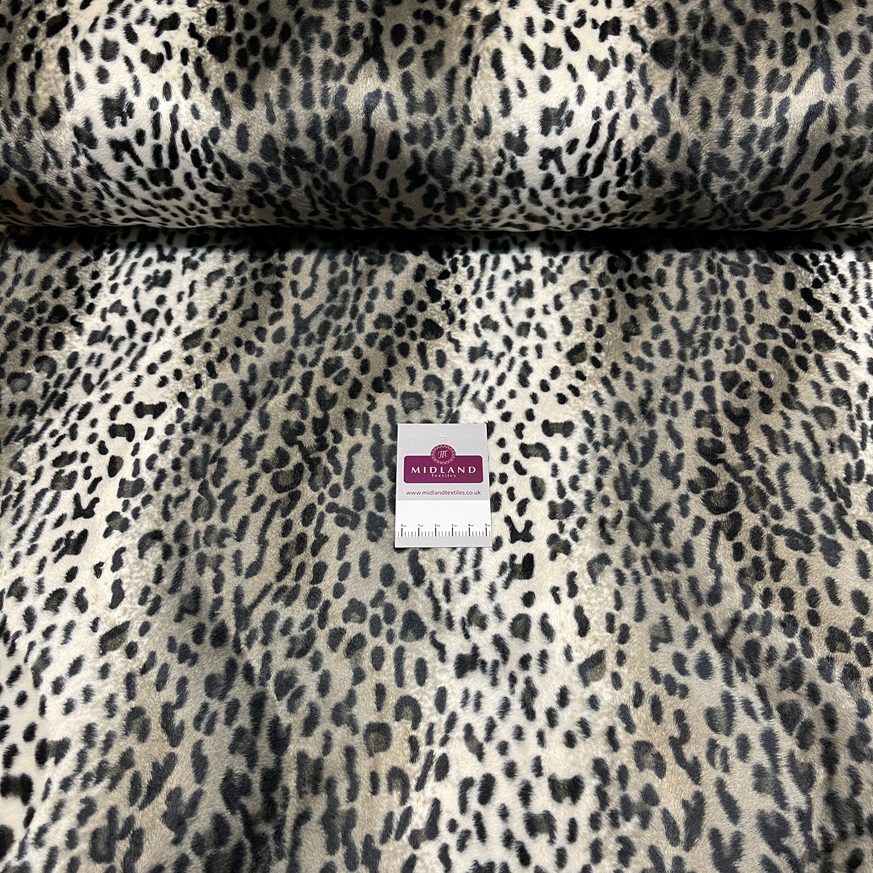 2025 ANIMAL PRINT VELBOA FAUX FUR VELOUR FABRIC CRAFT MATERIAL 60' WIDE M220