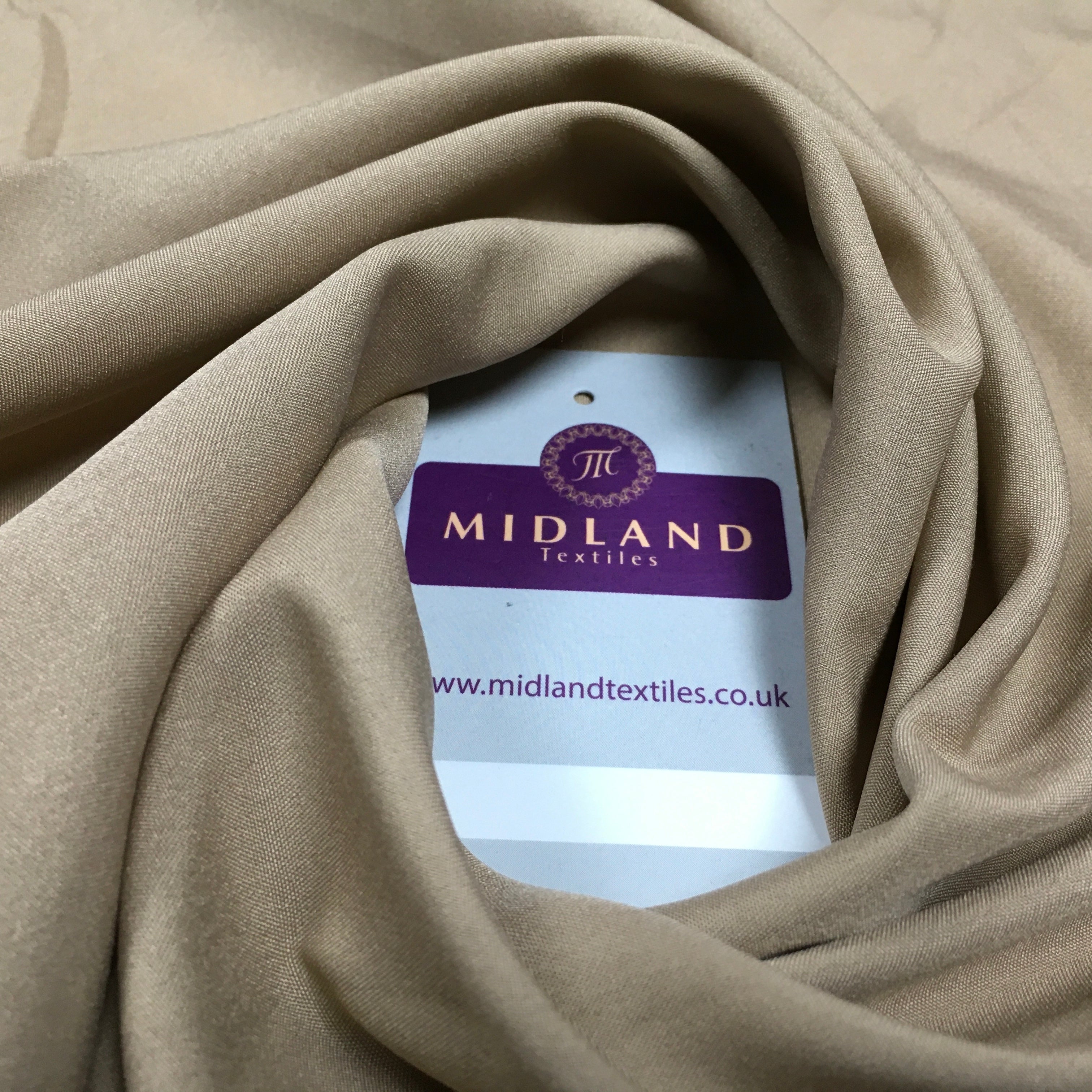 Plain Soft Powder Crepe Lightweight Lining 100% Polyester Fabric 100 cm Wide MR860 Mtex