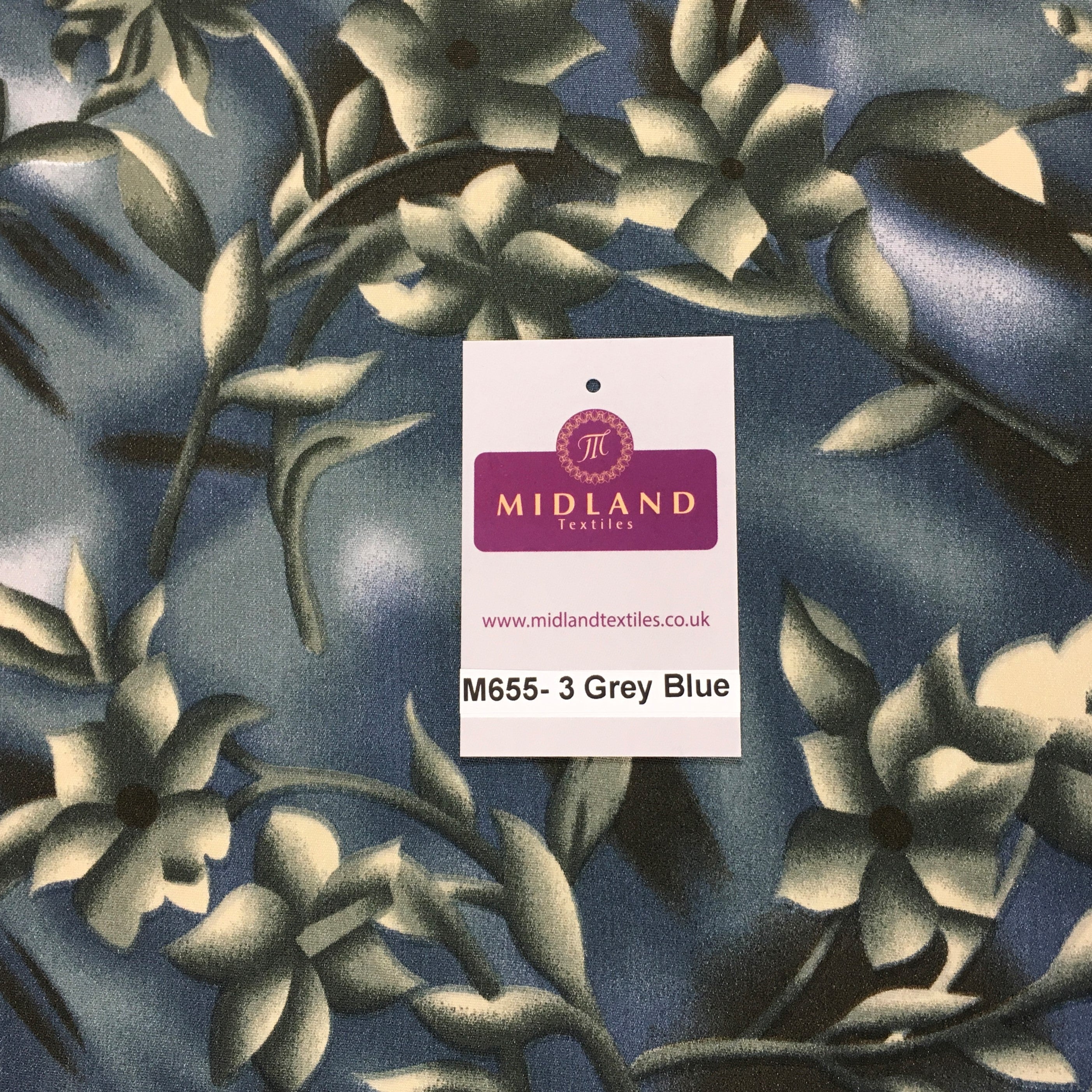 Floral two tonal Shaded peach crepe polyester dress fabric 58' M655 Mtex - Midland Textiles & Fabric