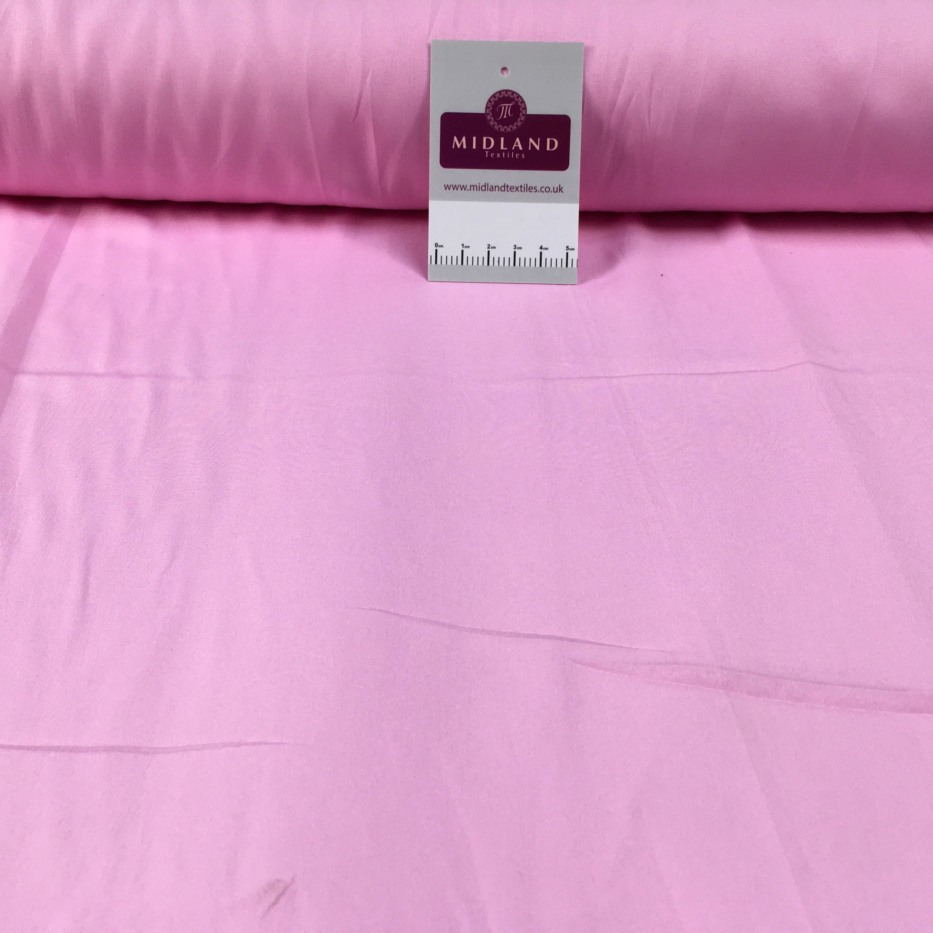 Plain Soft Powder Crepe Lightweight Lining 100% Polyester Fabric 100 cm Wide MR860 Mtex