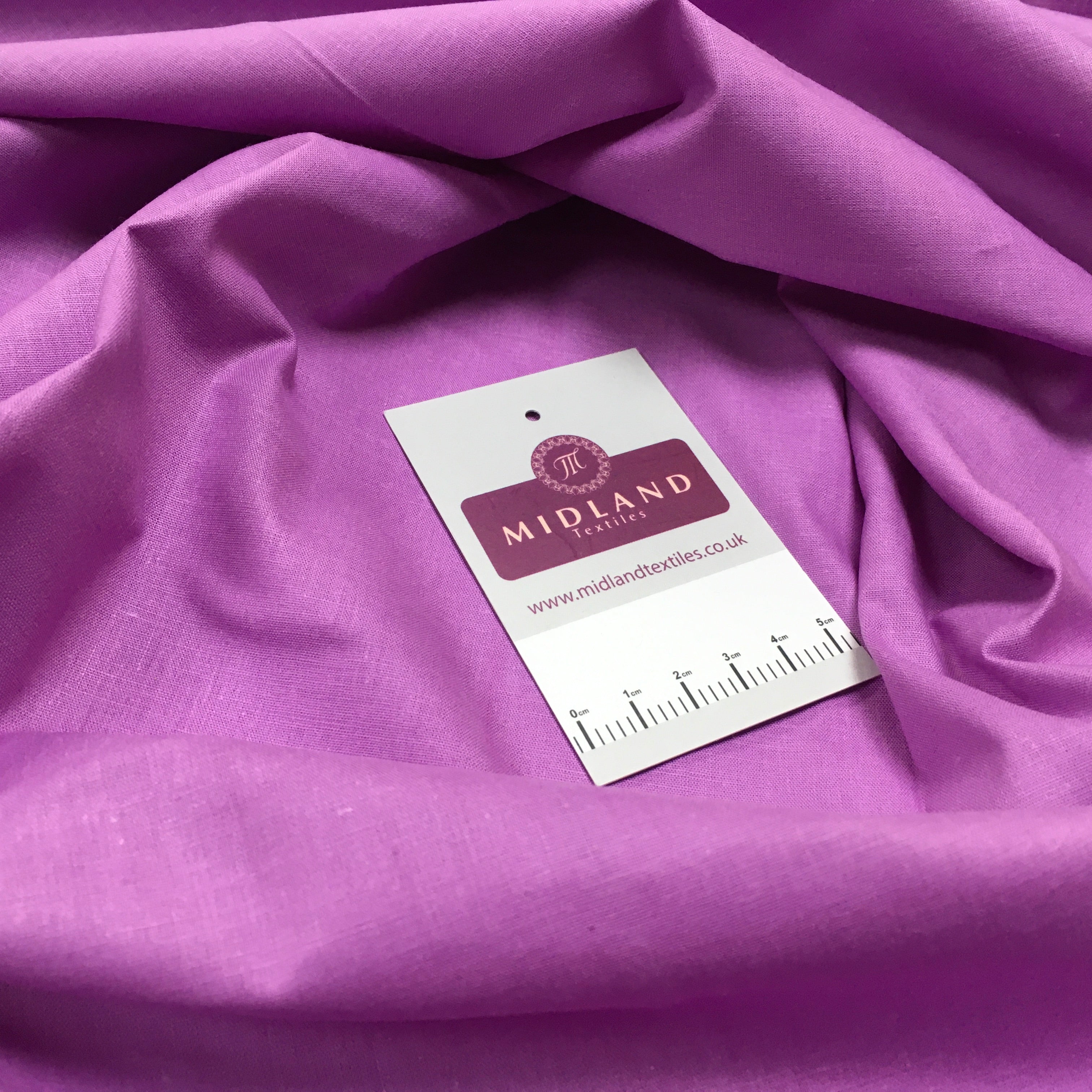 100% Cambric Egyptian Cotton Plain Poplin Fabric sold Per metre M1482