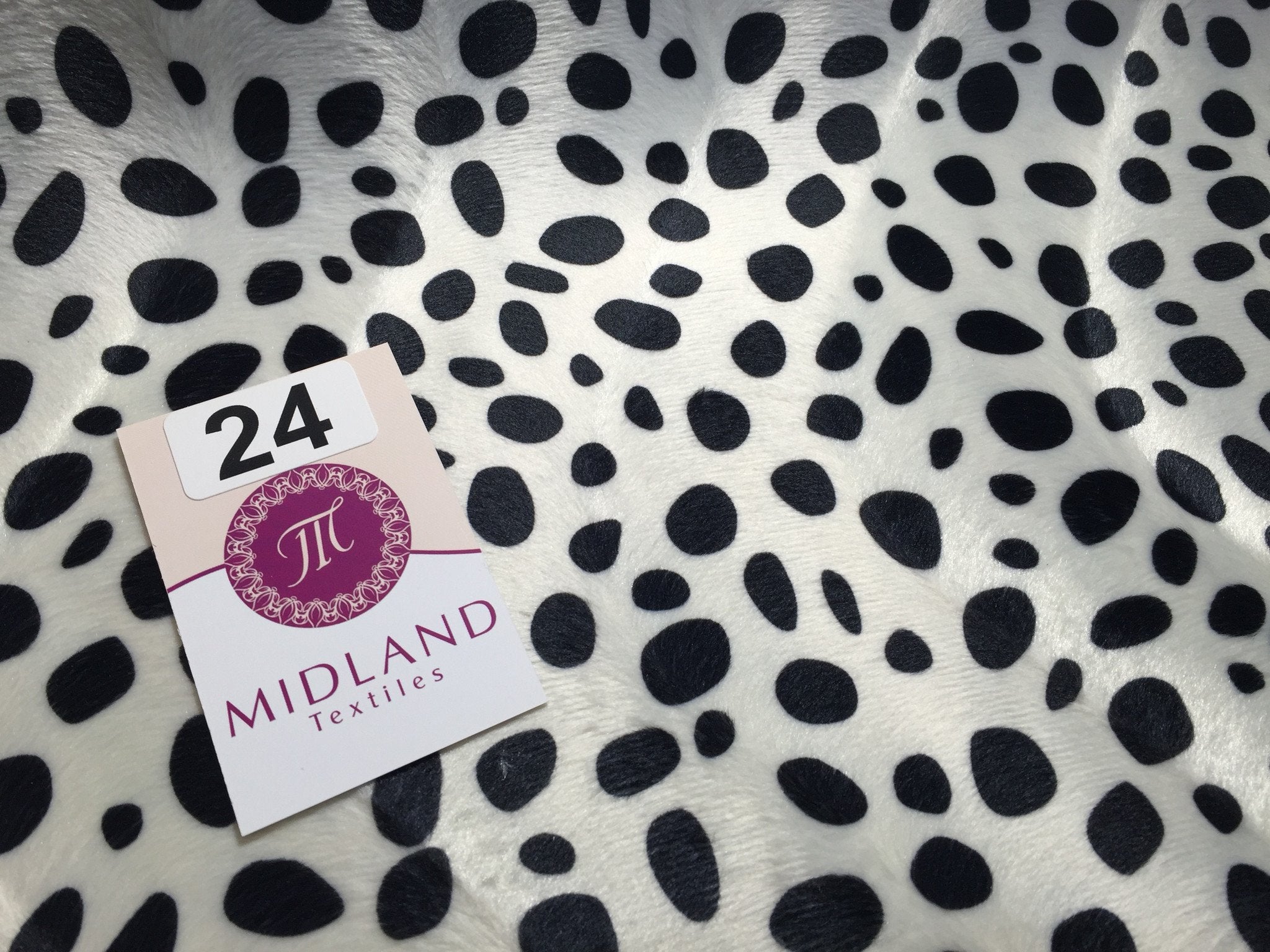 2025 ANIMAL PRINT VELBOA FAUX FUR VELOUR FABRIC CRAFT MATERIAL 60' WIDE M220