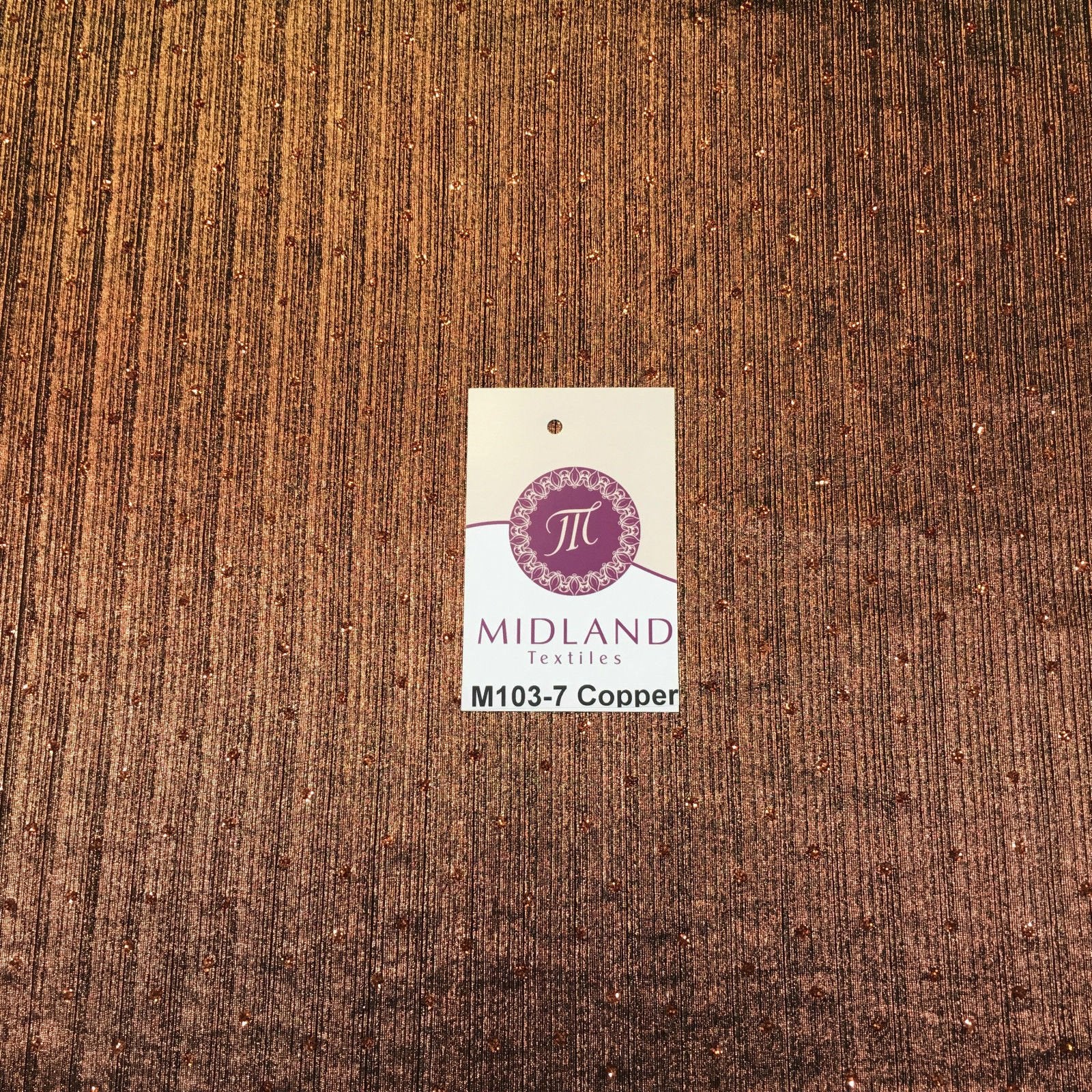 Metallic Lame Hologram Sequin 1 way stretch Fabric 58' wide M103 Mtex