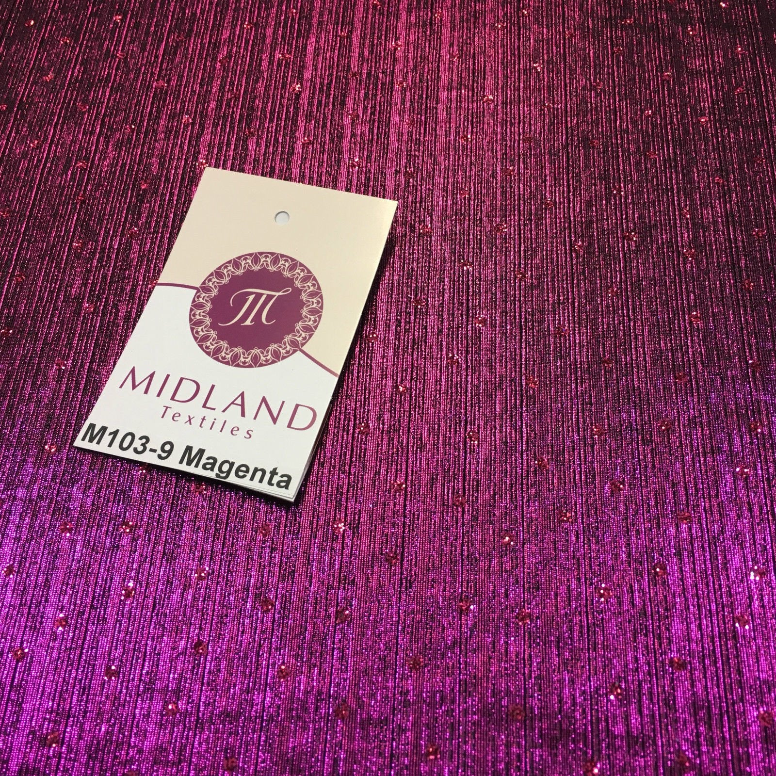 Metallic Lame Hologram Sequin 1 way stretch Fabric 58' wide M103 Mtex