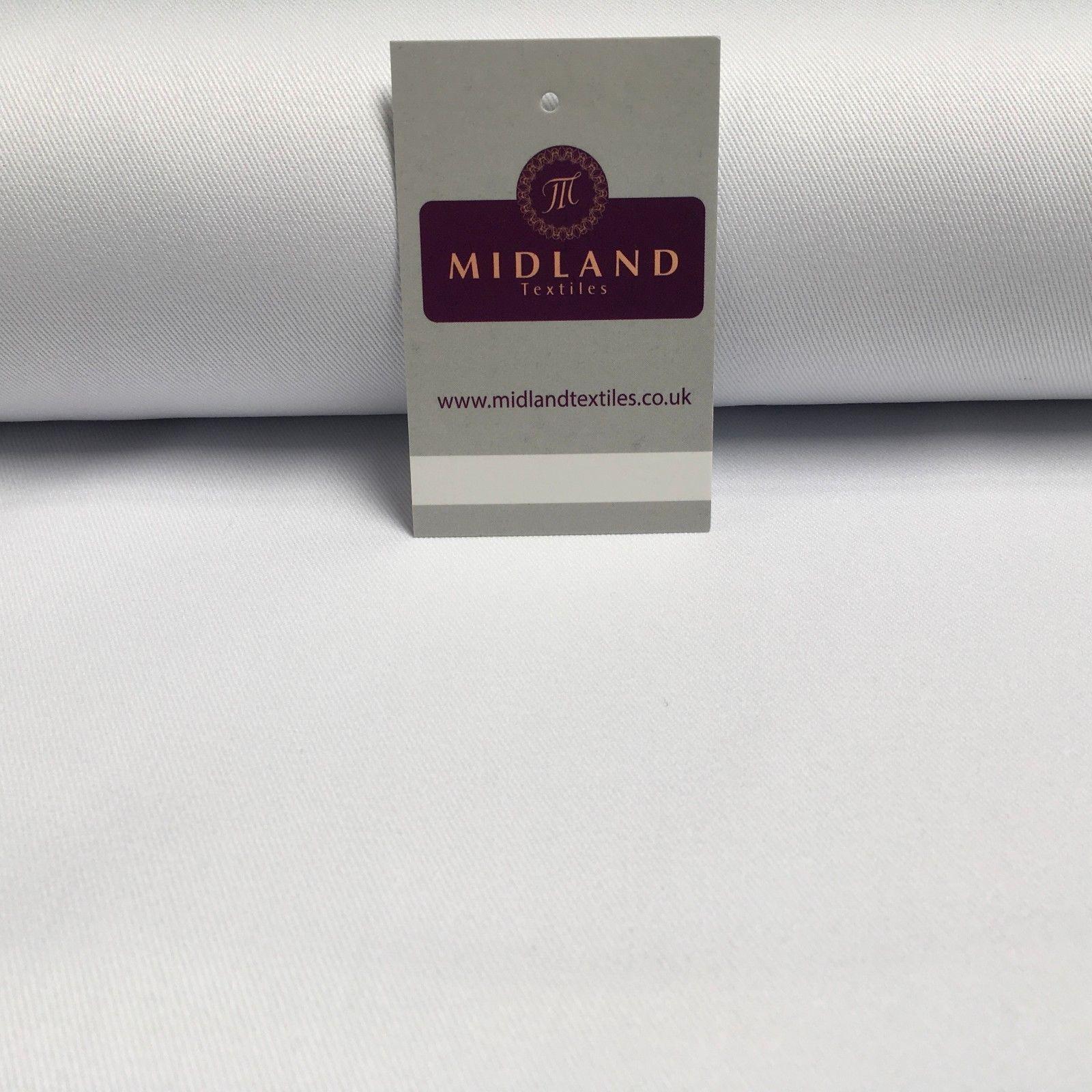 Plain 100% Cotton Drill Twill used for Uniforms & Work wear 58' wide MD891 Mtex