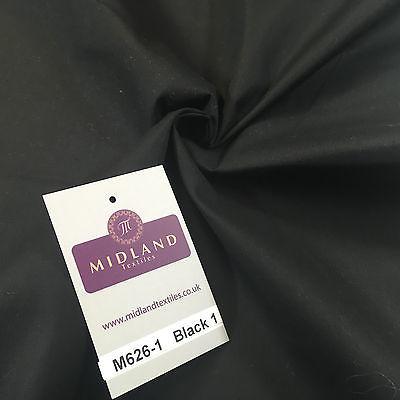 Plain Cotton Poplin one way stretch Dress Fabric 58' M626 Mtex