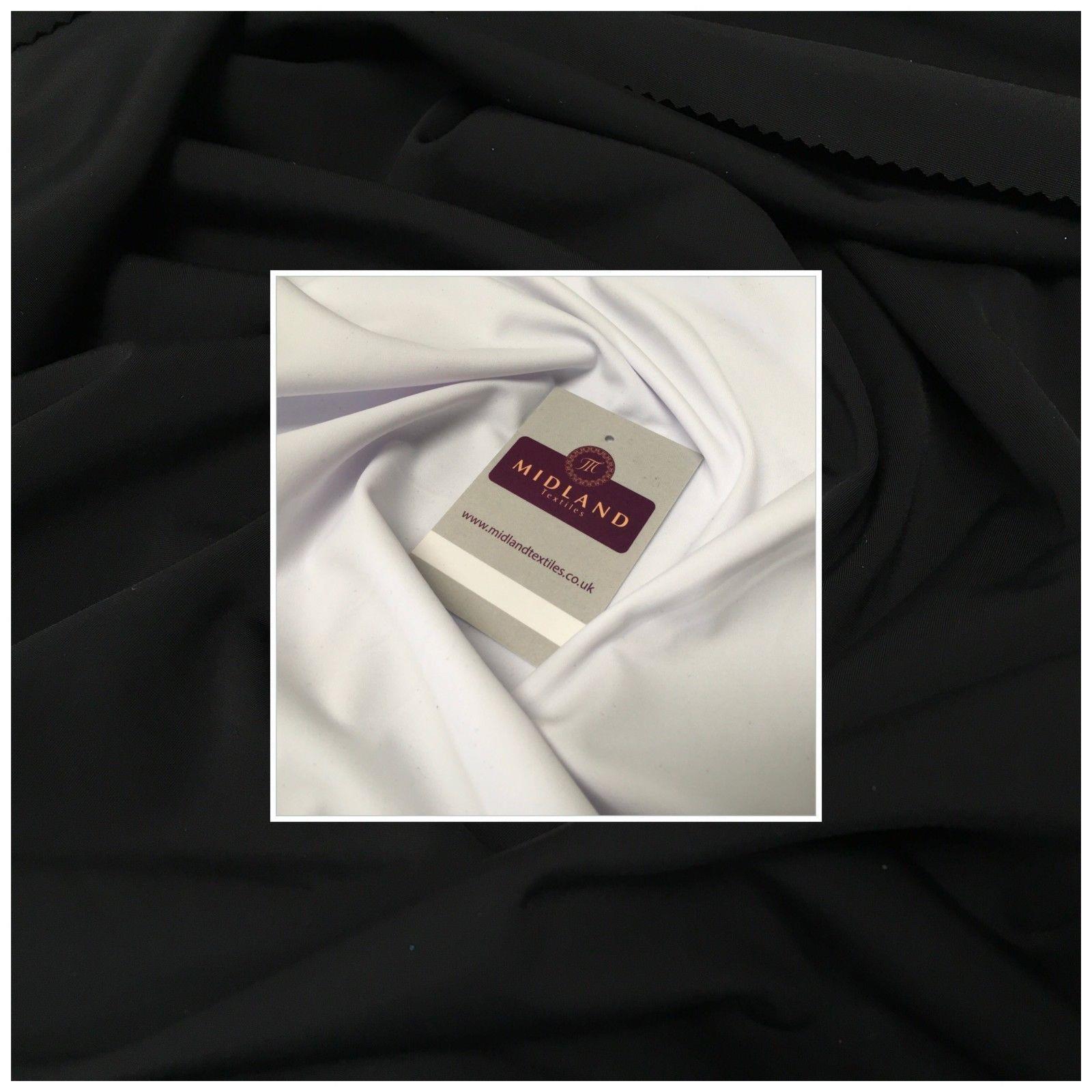 Plain Poly Spandex Jersey Stretch Bodycon Scuba Fabric 58' Wide Mtex MQ844