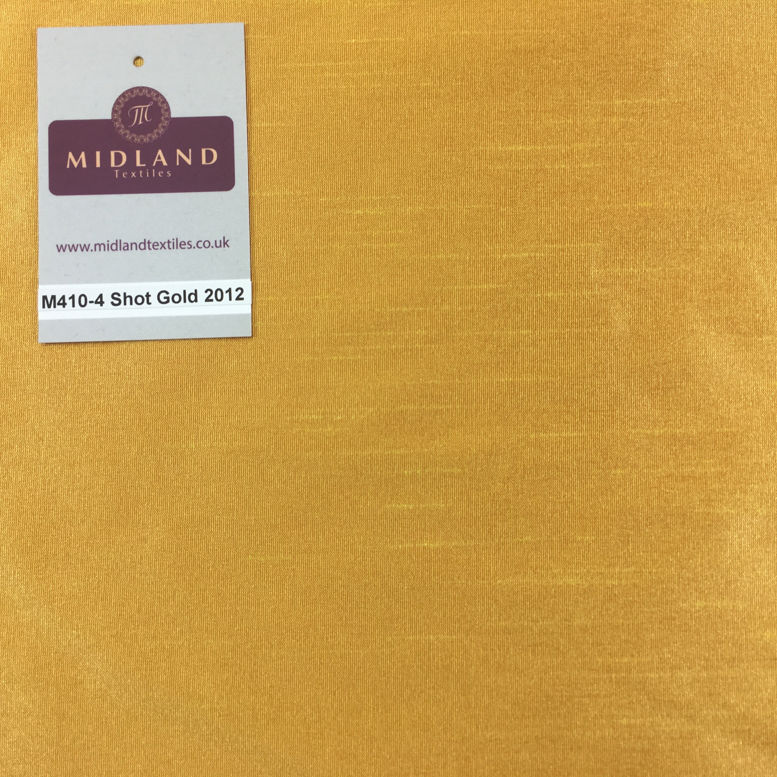 Faux Dupion Raw Silk Fabric - 100% Polyester Plain M410