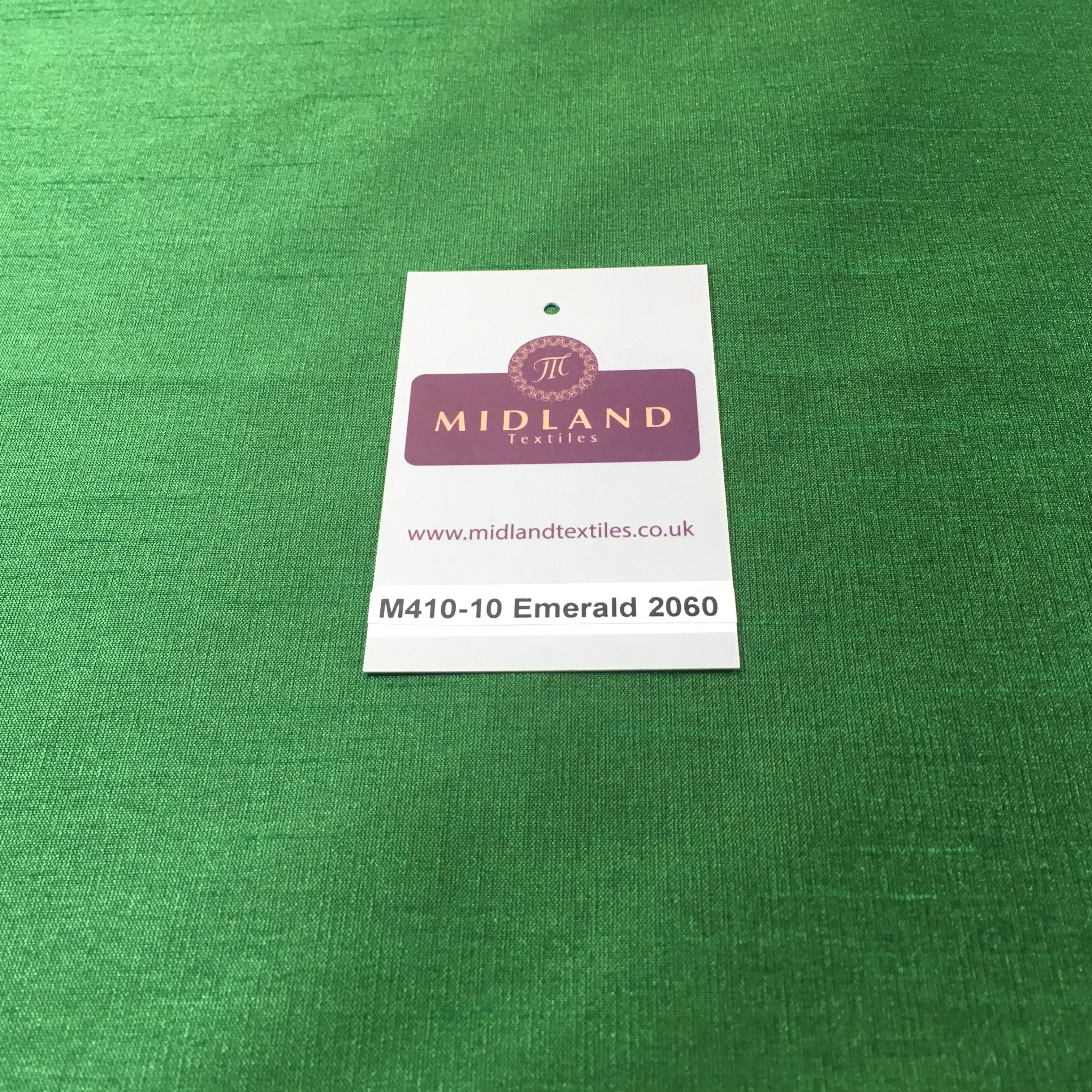 Faux Dupion Raw Silk Fabric - 100% Polyester Plain M410