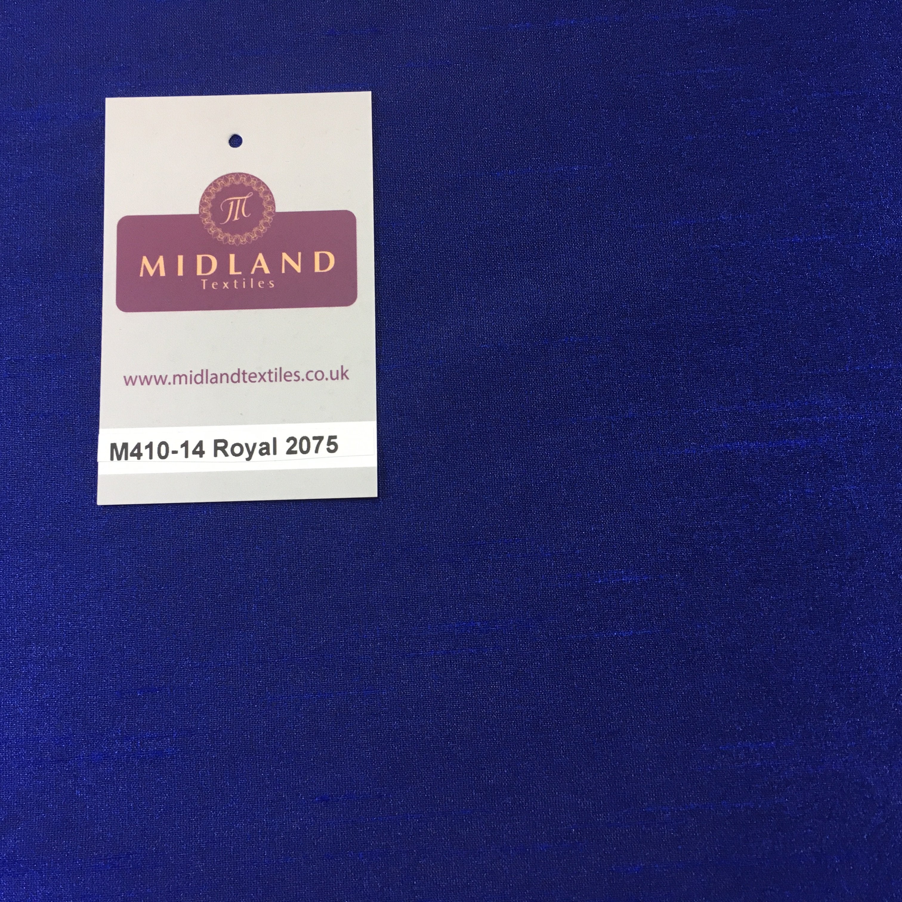 Faux Dupion Raw Silk Fabric - 100% Polyester Plain M410