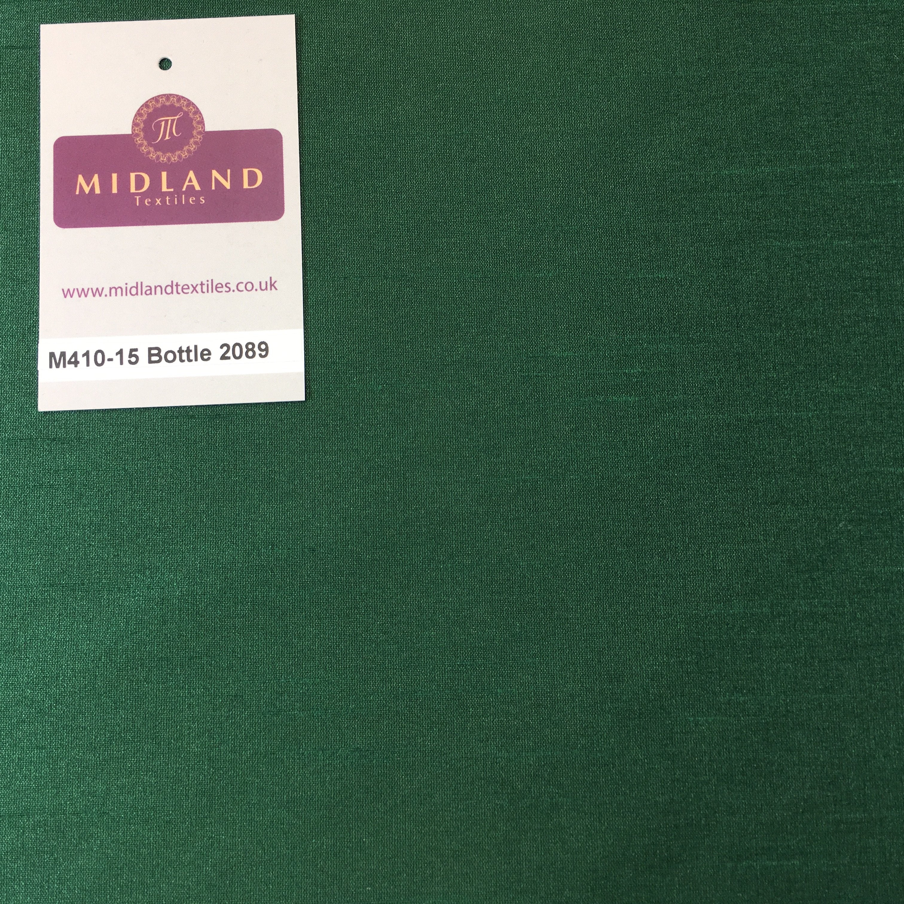 Faux Dupion Raw Silk Fabric - 100% Polyester Plain M410