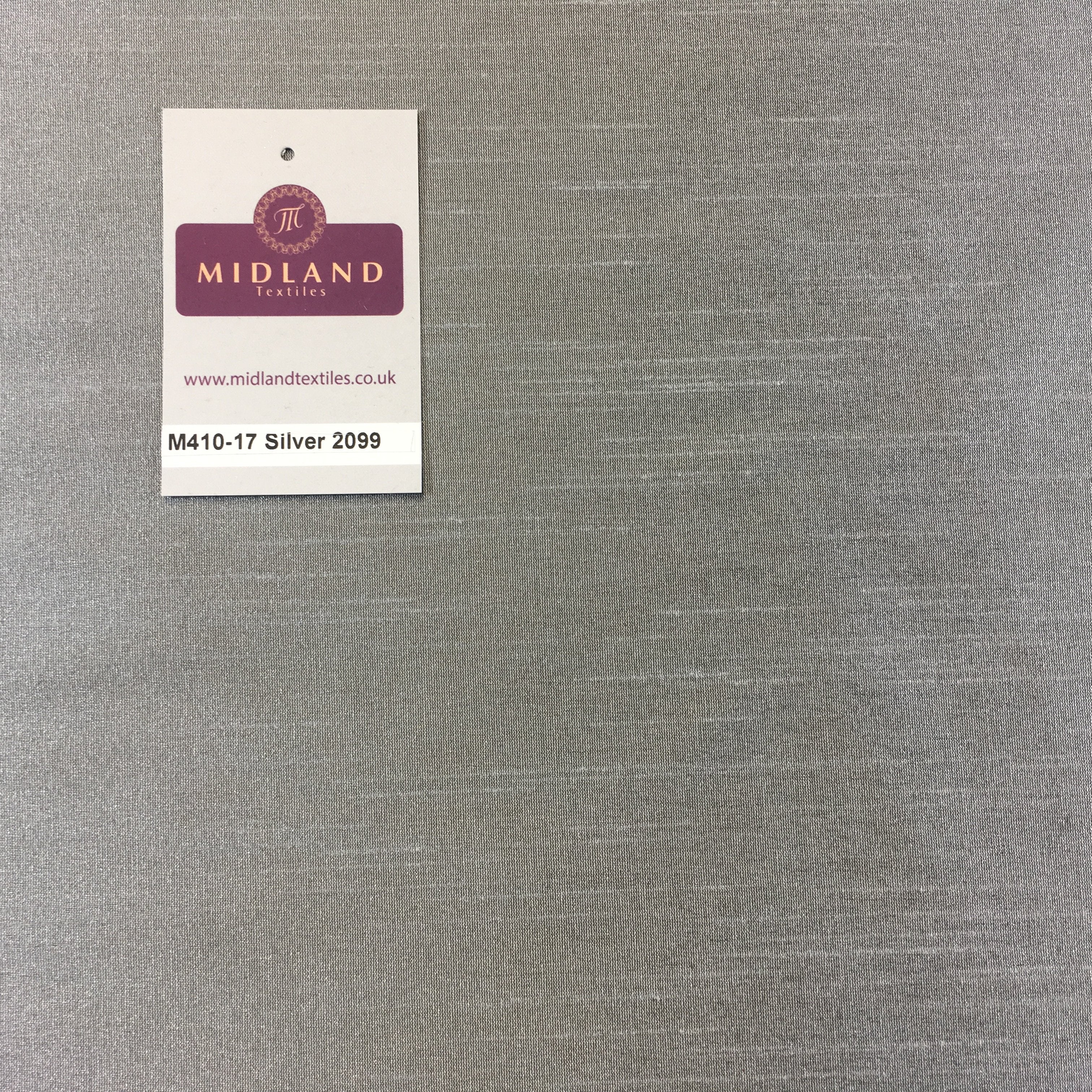 Faux Dupion Raw Silk Fabric - 100% Polyester Plain M410