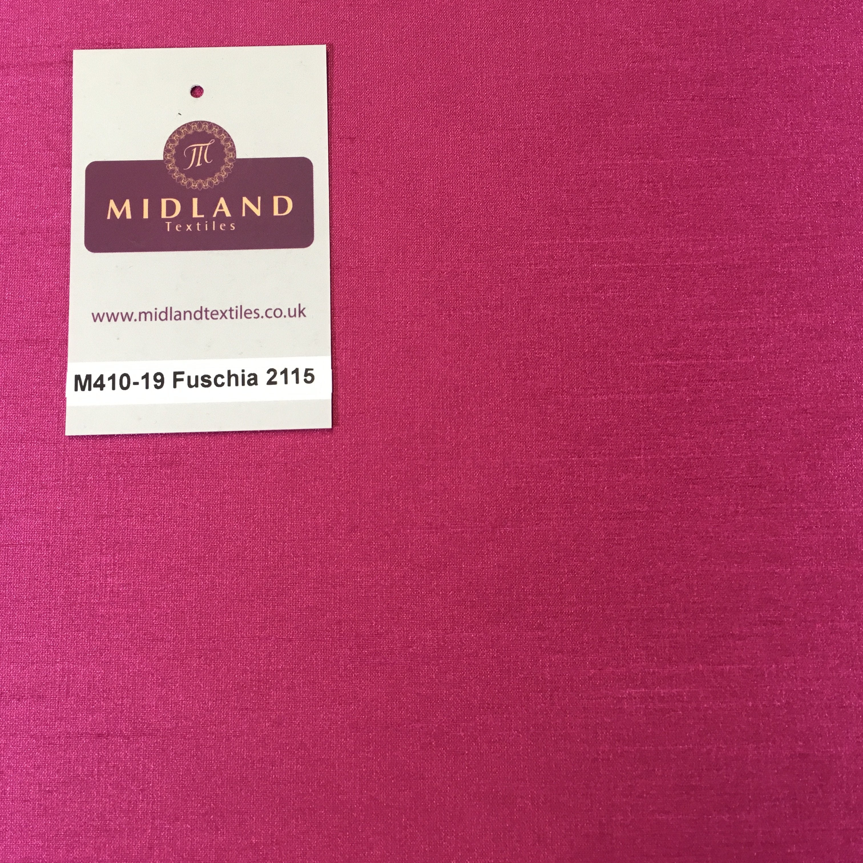 Faux Dupion Raw Silk Fabric - 100% Polyester Plain M410