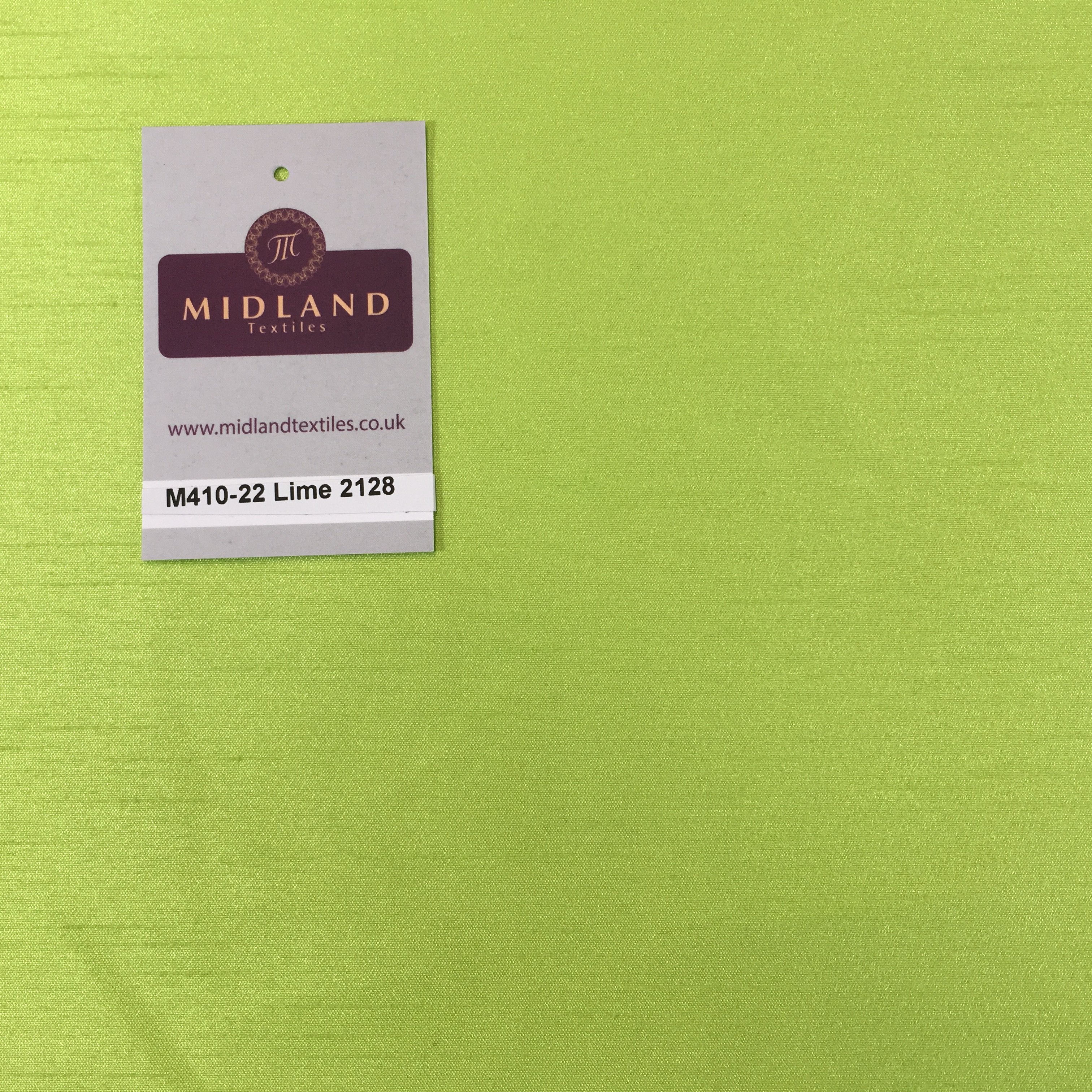 Faux Dupion Raw Silk Fabric - 100% Polyester Plain M410