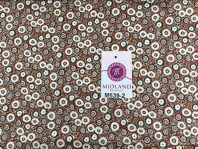 Vintage Floral Ditsy Printed 100% Cotton Poplin Fabric 58' Wide M539 Mtex