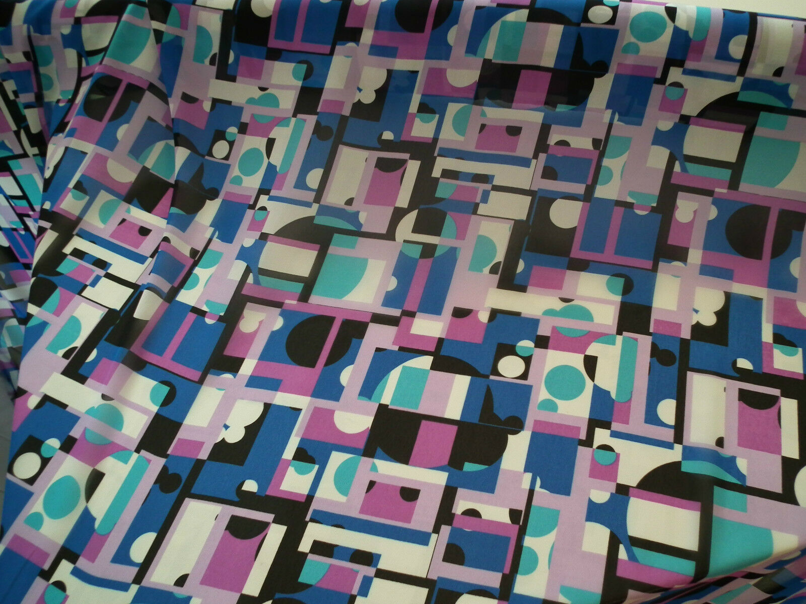 Geometric Print Georgette Fabric 58" wide per Metre M145-16 Dress Material Mtex