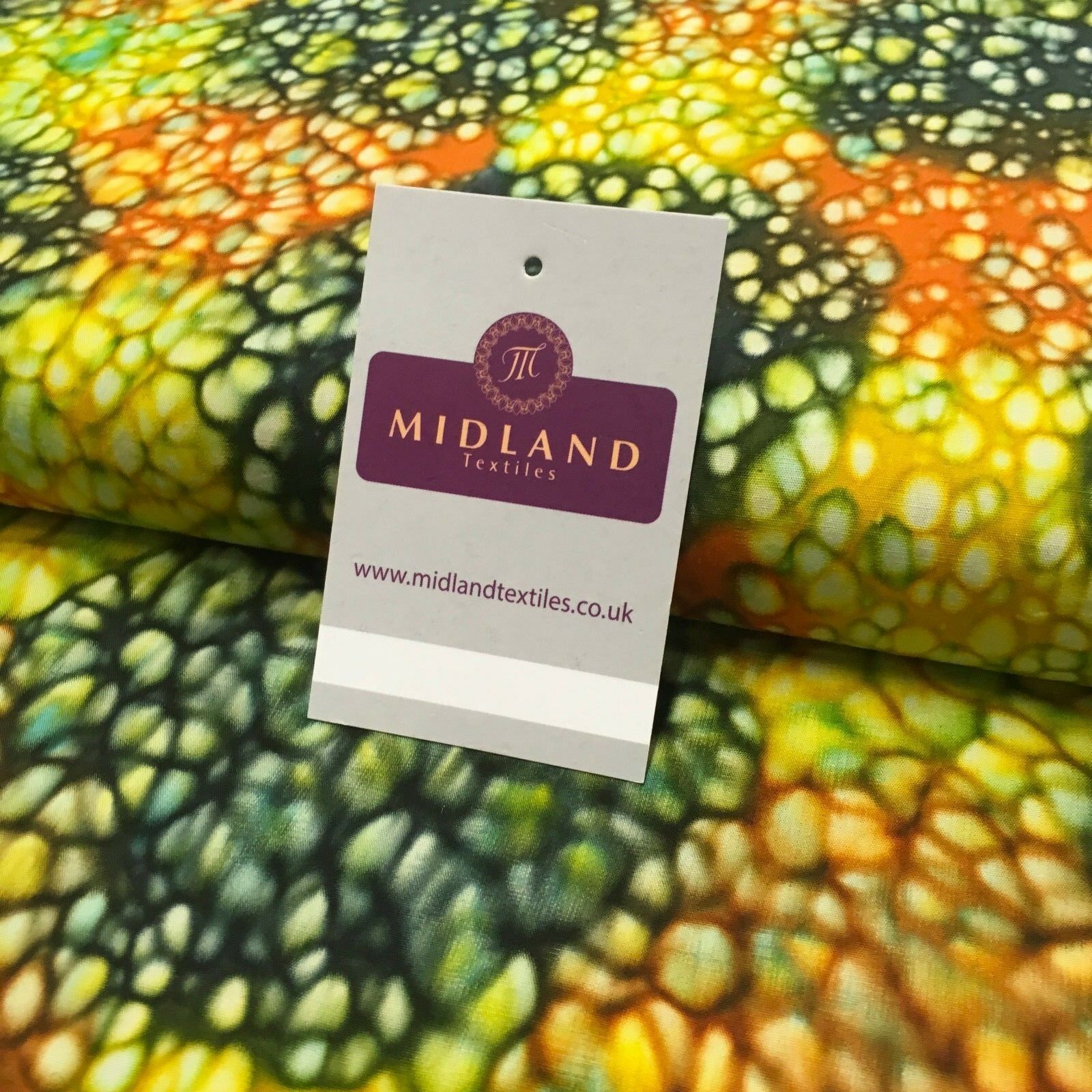 Bali Batik Leaf Dew Drops 100% Cotton Patchwork fabric 44" Wide MK907