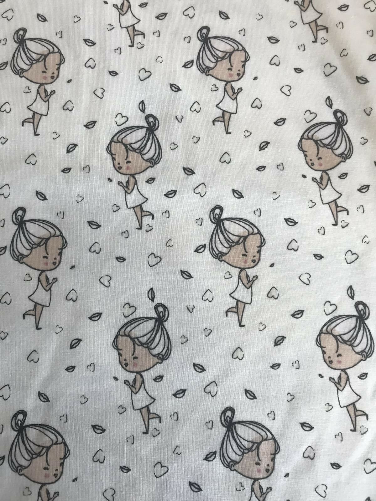 Girl Cotton Jersey UV Colour Changing Light Sun Reactive Fabric 58' MT955-7