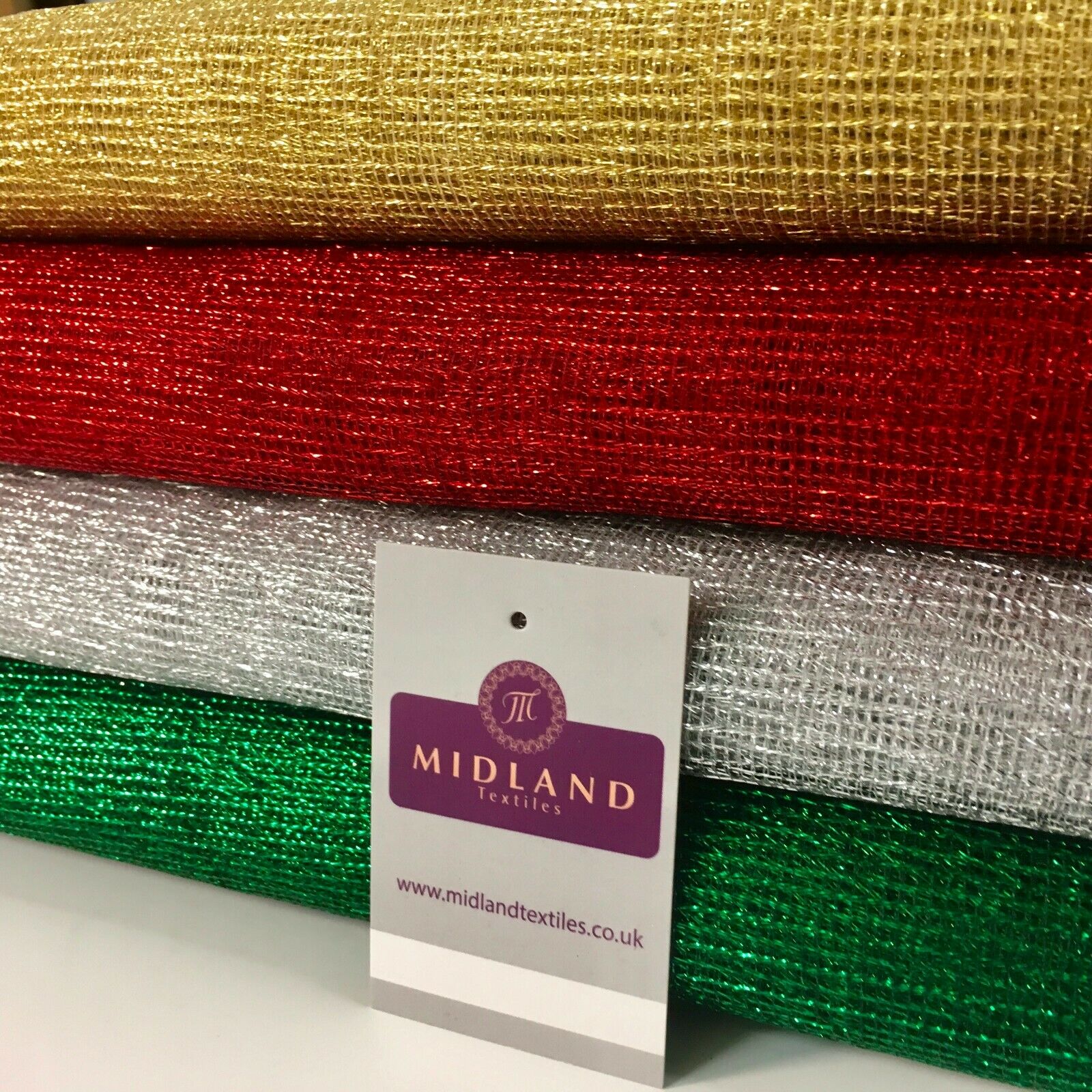 Christmas Metallic Mesh Sparkly Party fabric 110cm Wide MD1159 Mtex