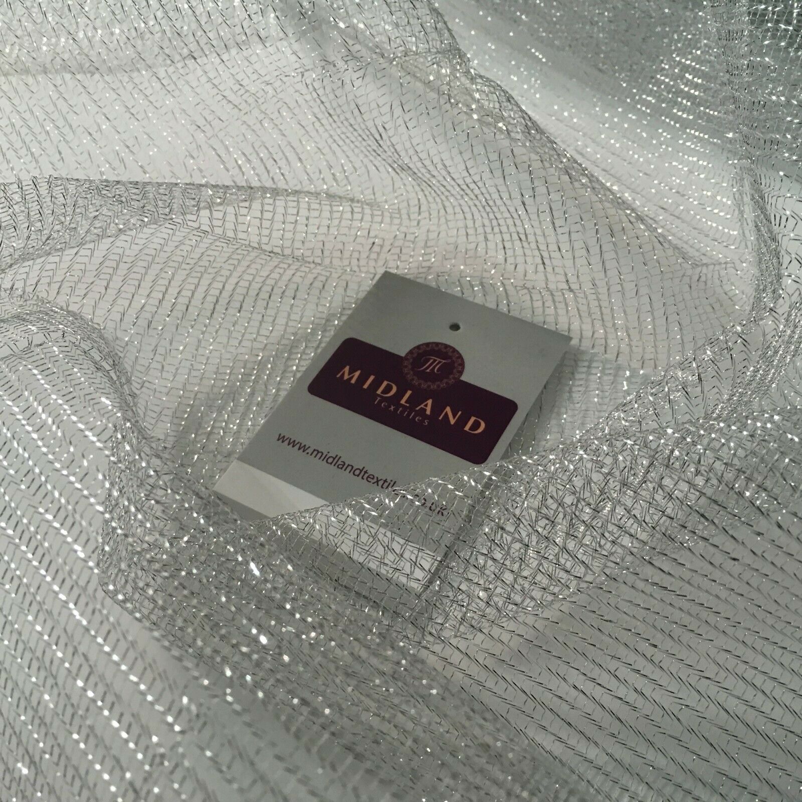 Christmas Metallic Mesh Sparkly Party fabric 110cm Wide MD1159 Mtex