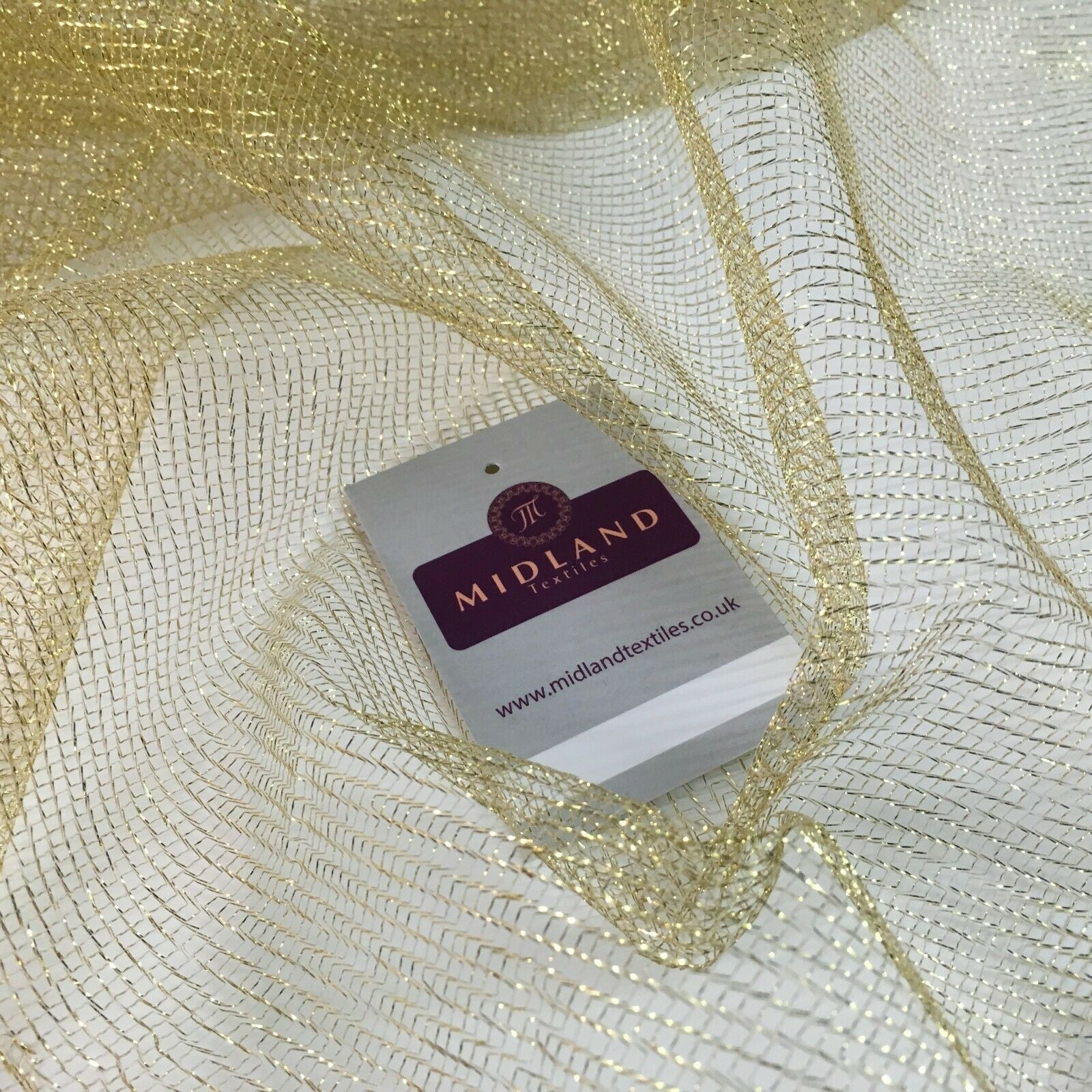 Christmas Metallic Mesh Sparkly Party fabric 110cm Wide MD1159 Mtex