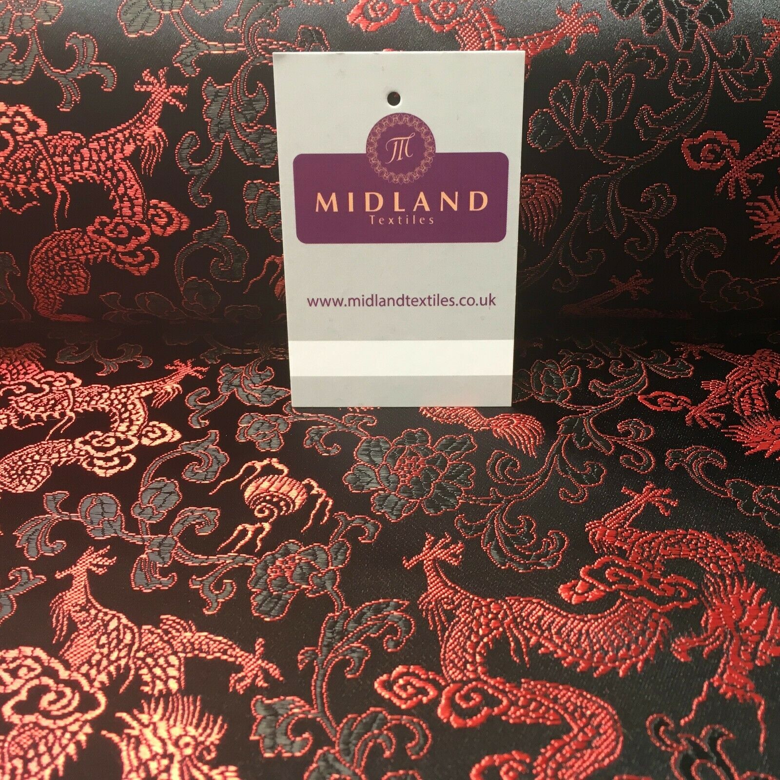 Chinese oriental Dragon Shanghai Brocade dress fabric 110 Cm wide MK1045 Mtex