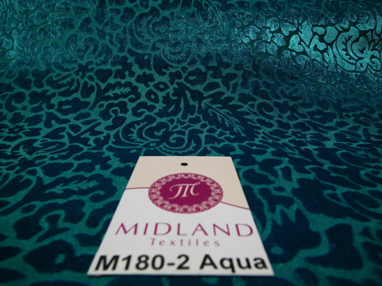 Floral Burnout 2 way stretch Jersey velvet semi transparent 58' Wide M180