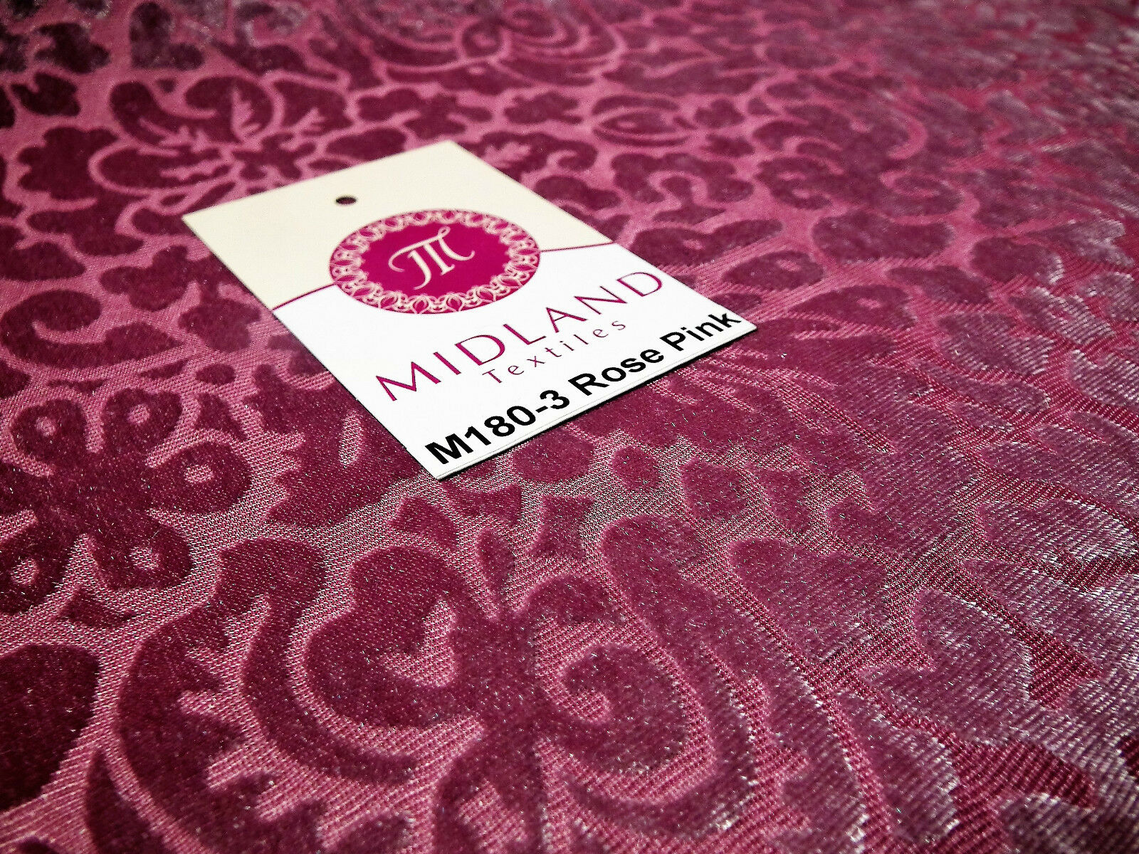 Floral Burnout 2 way stretch Jersey velvet semi transparent 58' Wide M180