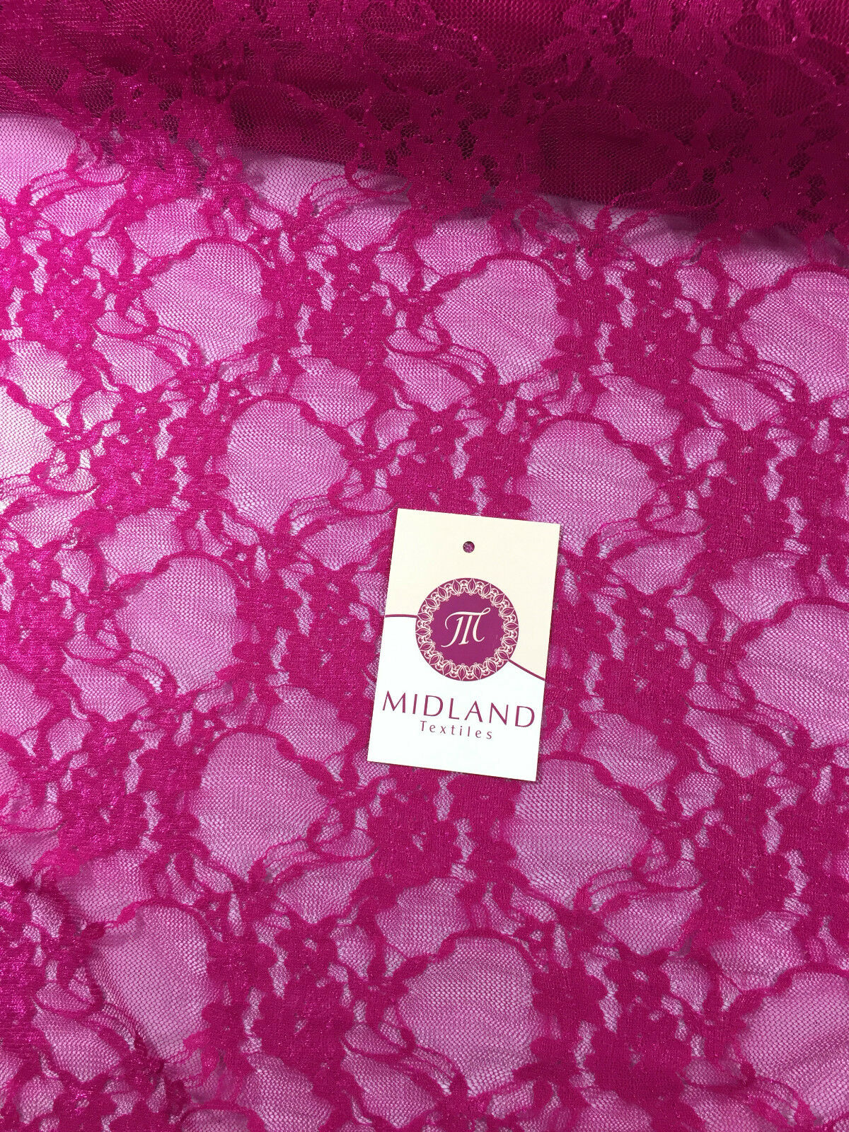 Floral Cersie Pink Lace Mesh Semi Transparent Dress fabric 58" Wide M186-17 Mtex