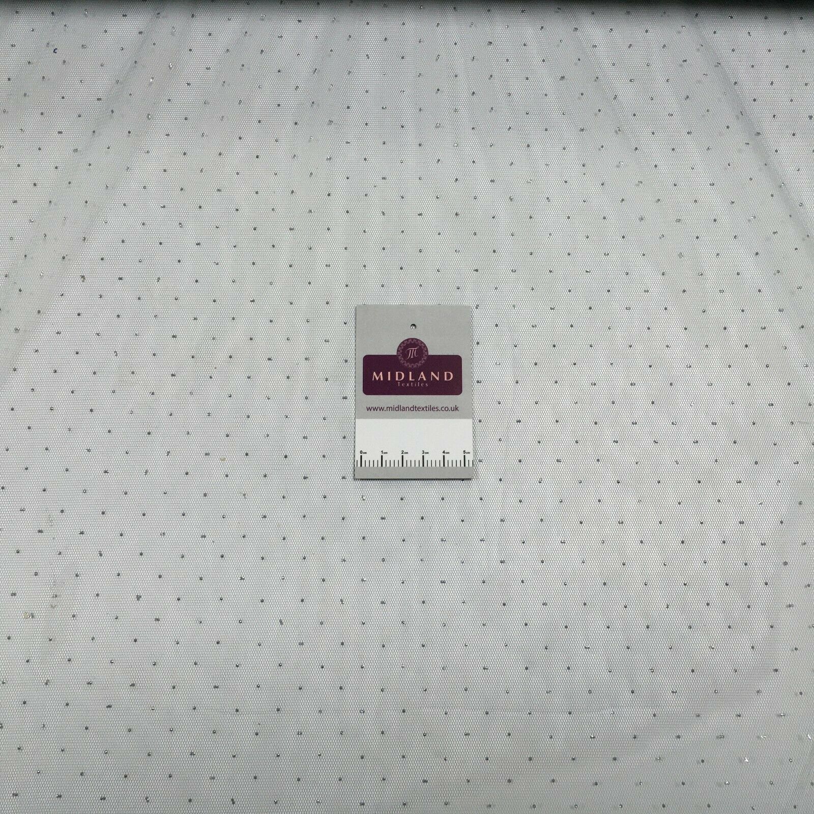 Silver grey metallic glitter net stretch lingerie dress Fabric M1389 Mtex