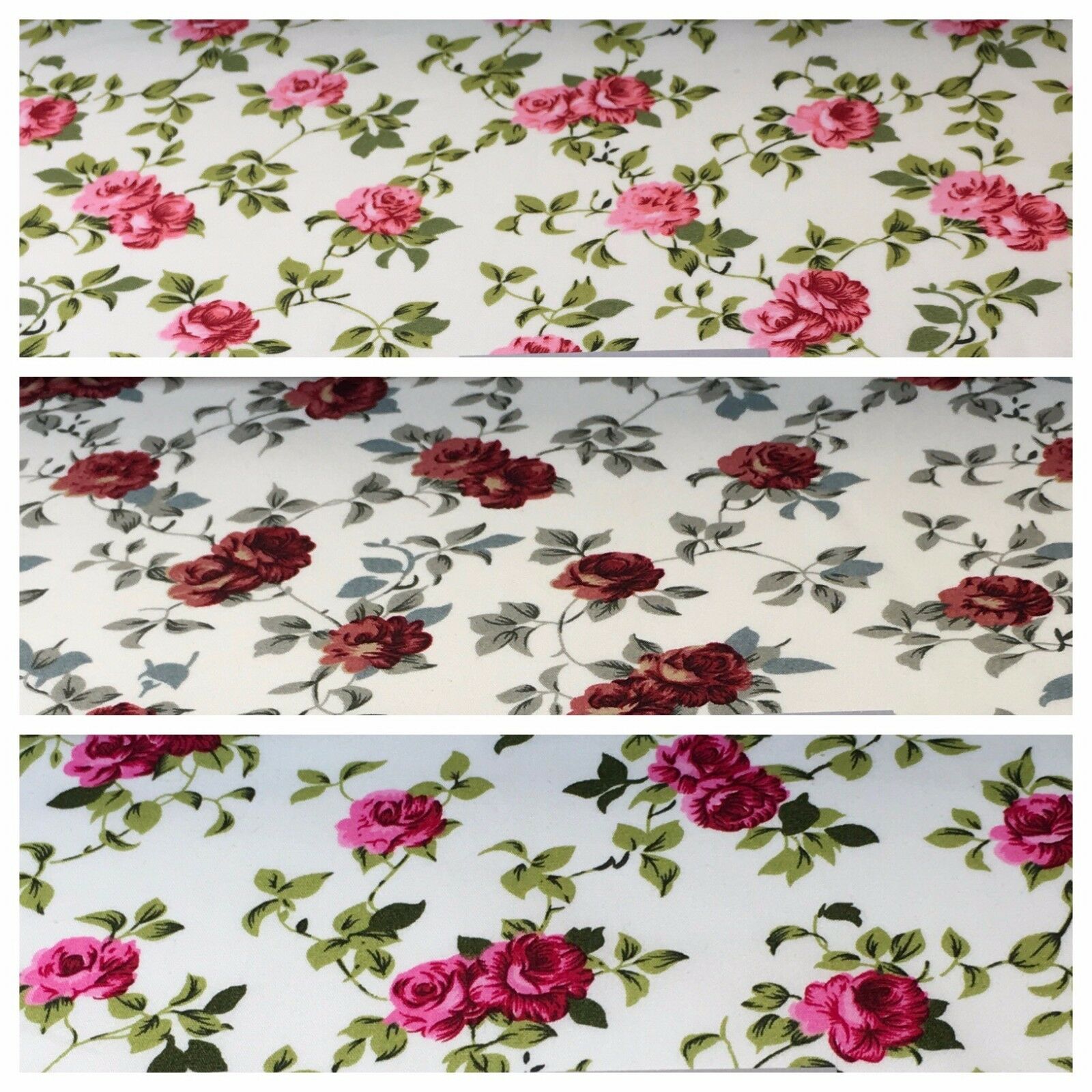 Floral Vintage Shabby Chic 100% Cotton printed fabric 44" M743 Mtex